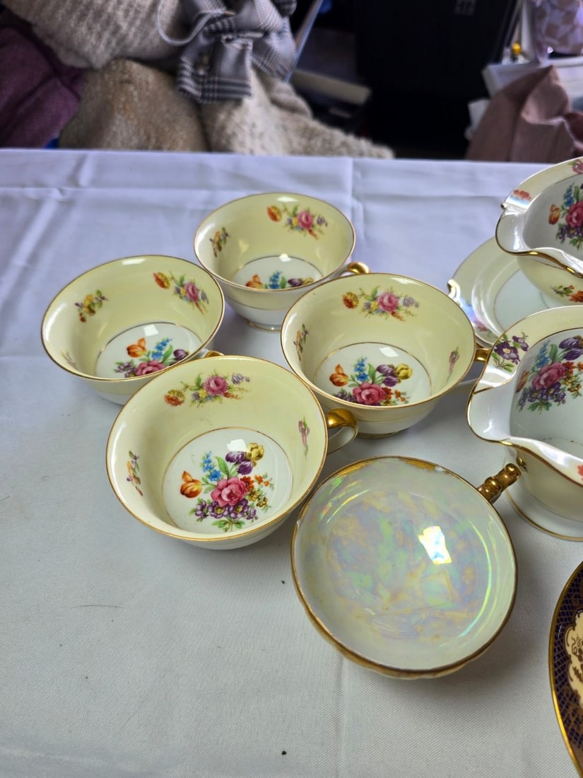 Collection of Assorted Porcelain and Fine China Tea Wares and Decorative Plates - 2