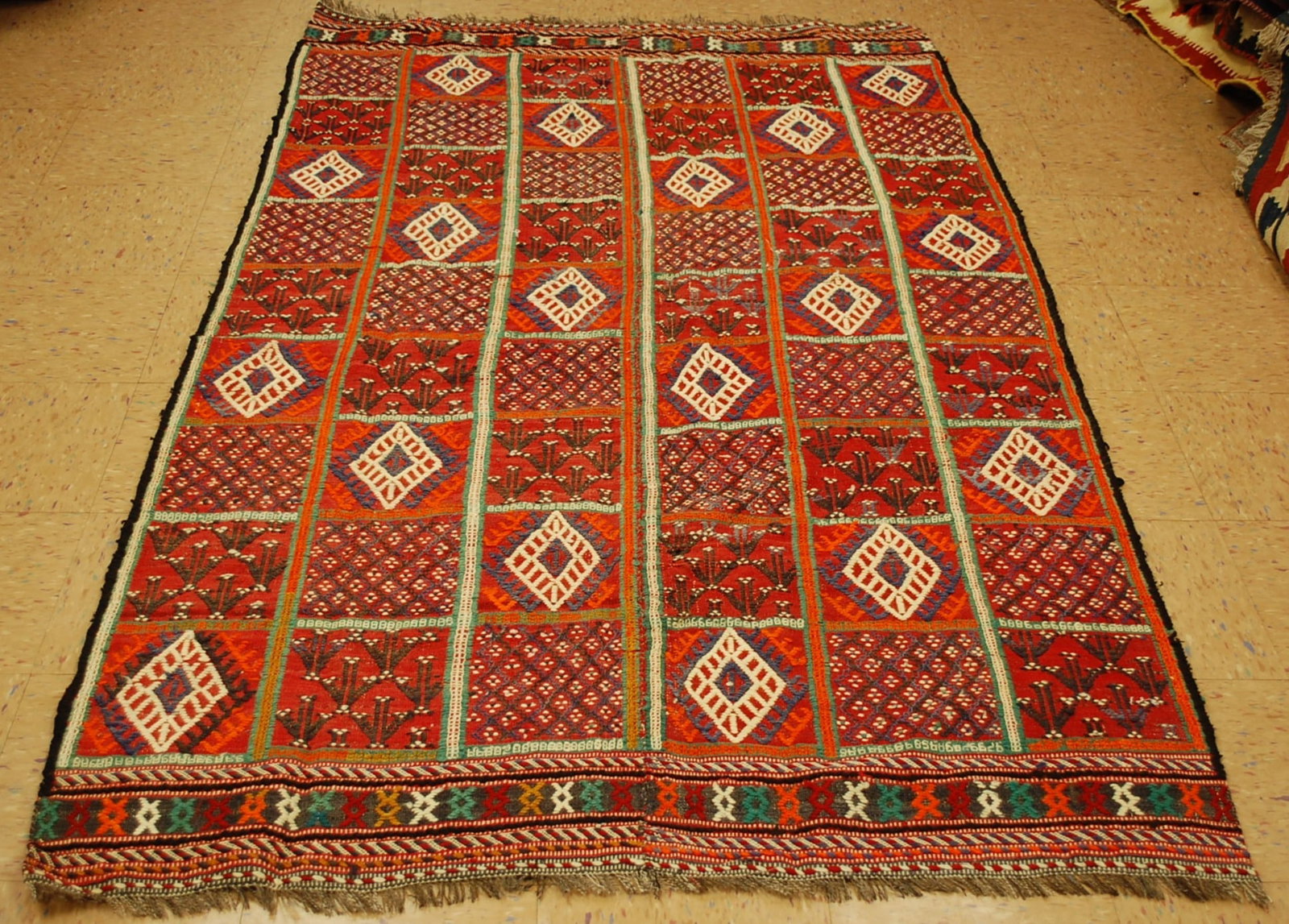 CAUCASIAN SOUMAK KILIM RUG 4'6" x 7'6" - 2
