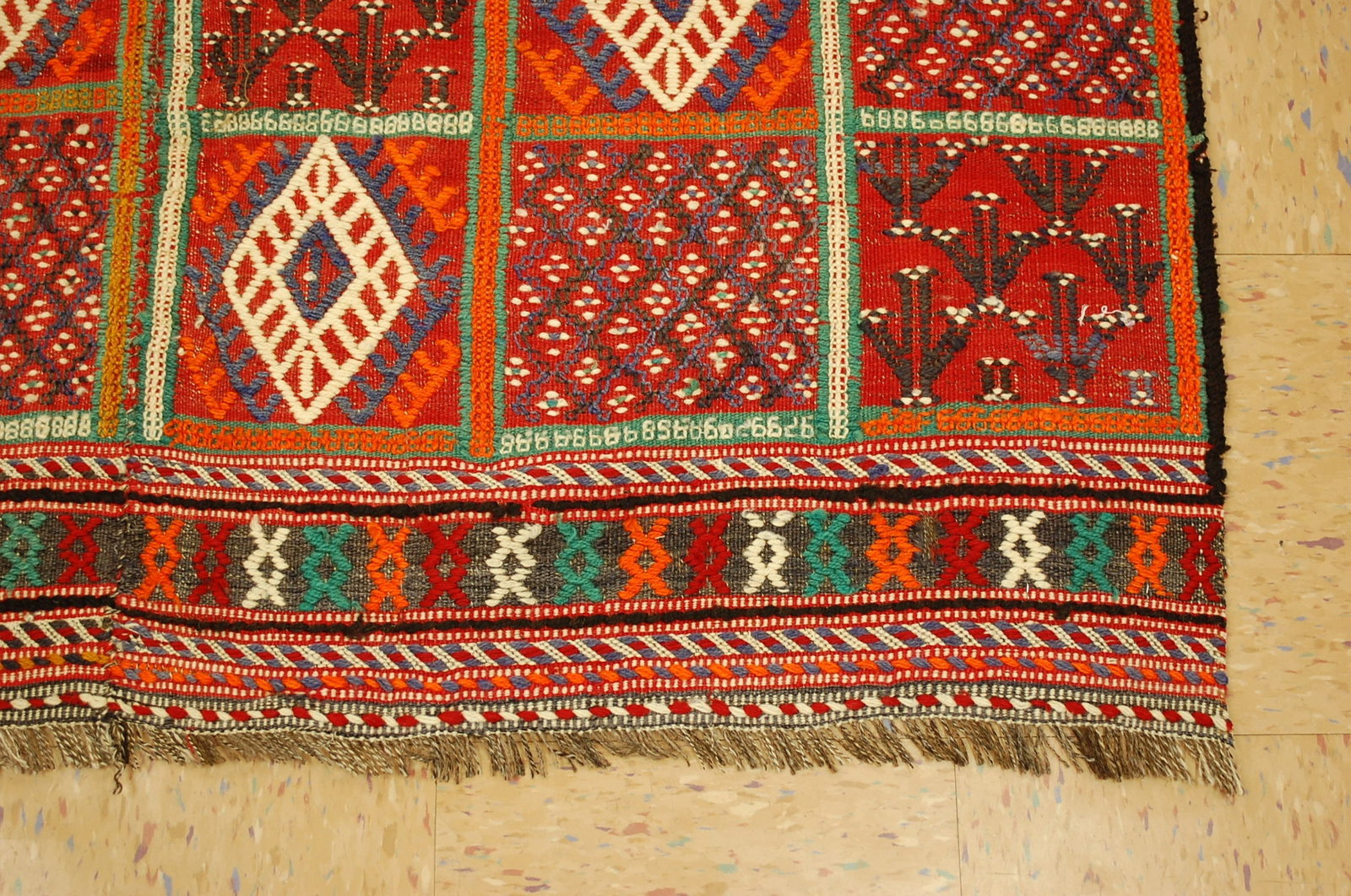 CAUCASIAN SOUMAK KILIM RUG 4'6" x 7'6" - 3