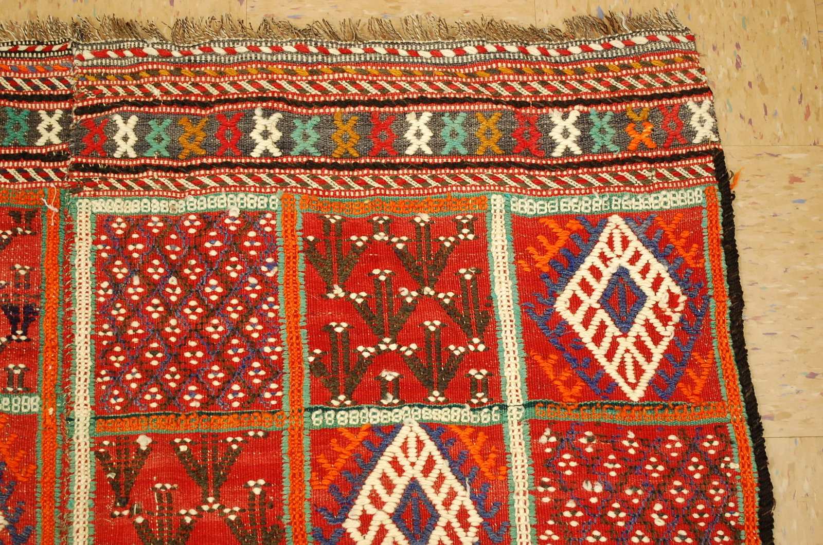CAUCASIAN SOUMAK KILIM RUG 4'6" x 7'6" - 6