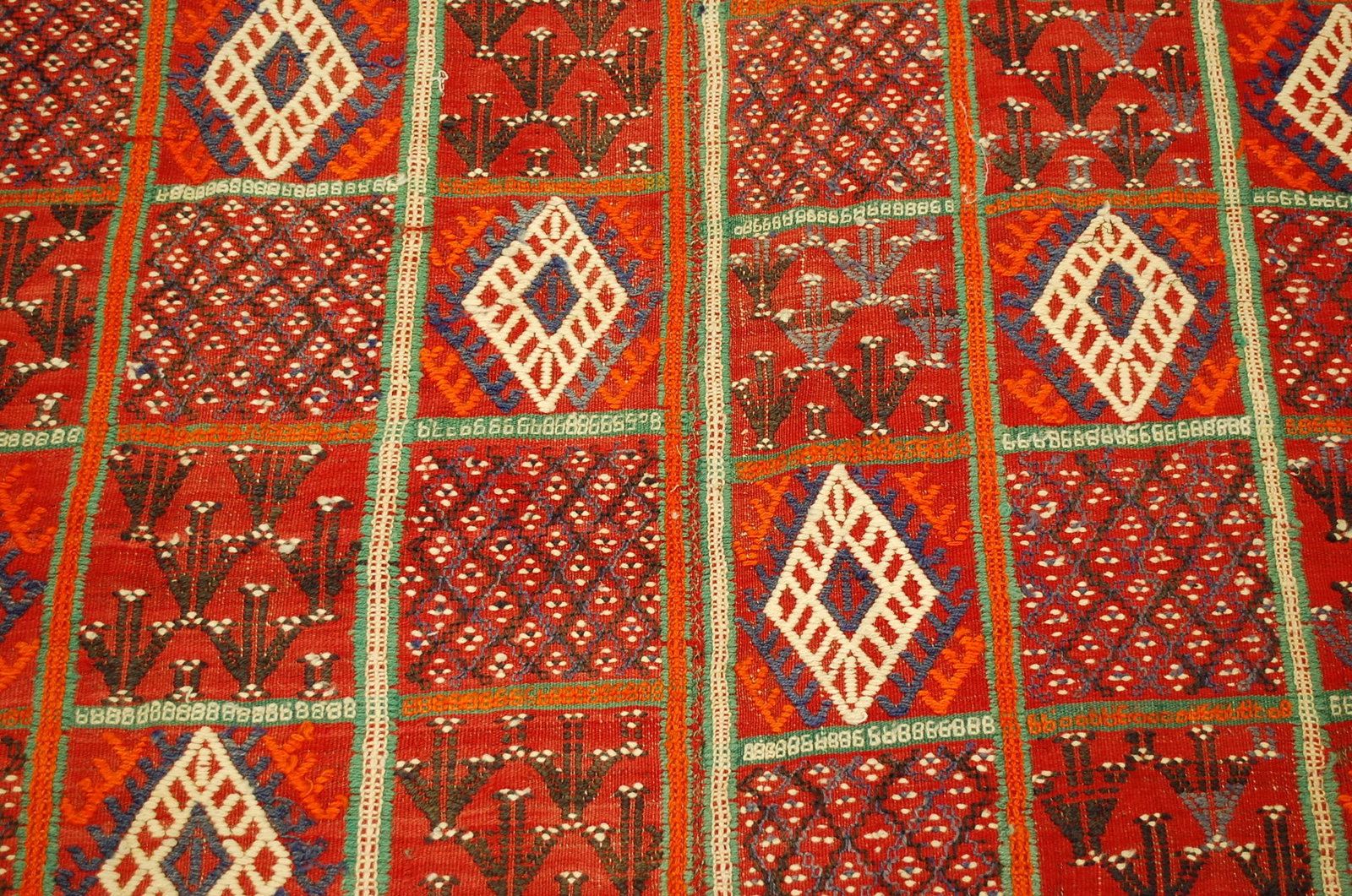 CAUCASIAN SOUMAK KILIM RUG 4'6" x 7'6" - 8