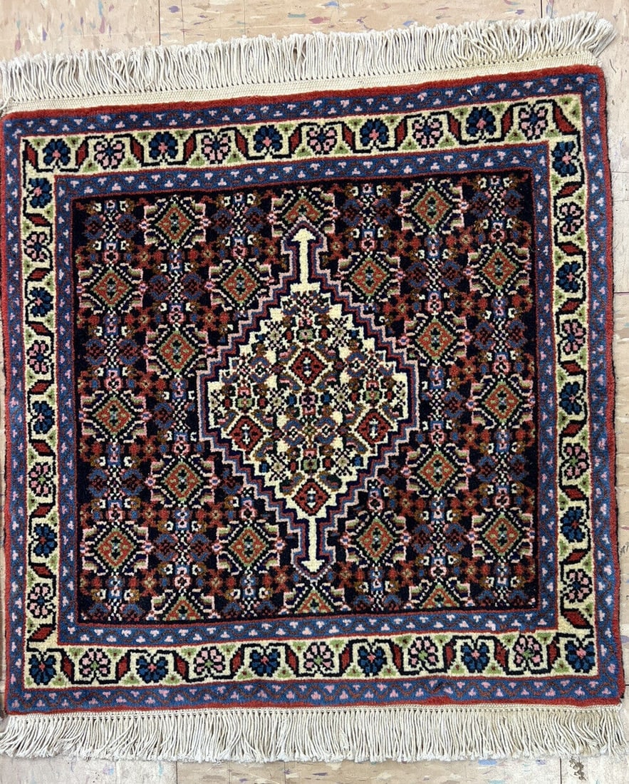 Two Similar PERSIAN BIJAR Rugs, 1'6" X 1'9" - 2