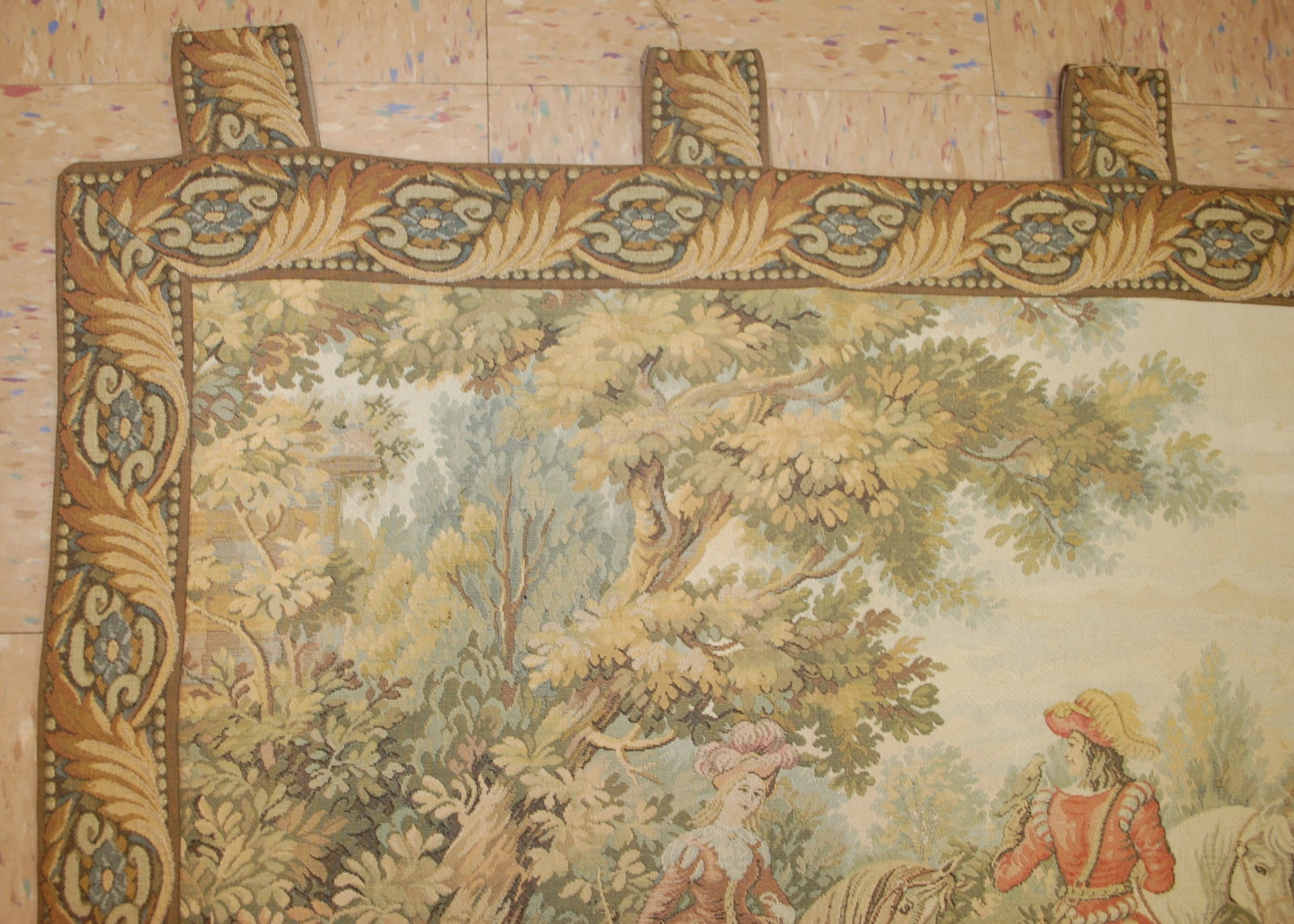 Tapestry French European Hand Loomed Victorian 2'8"X5'7" - 4