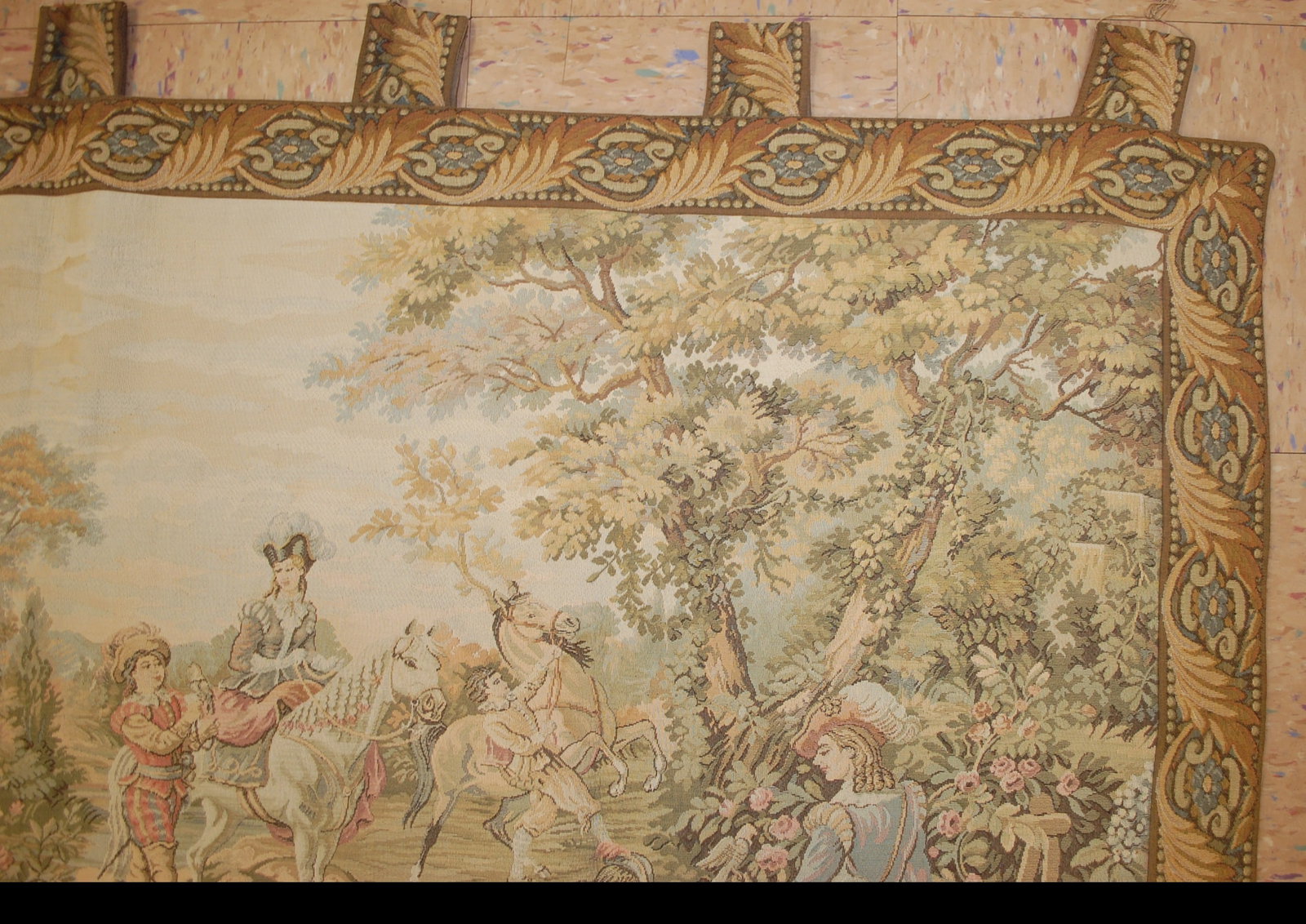 Tapestry French European Hand Loomed Victorian 2'8"X5'7" - 5