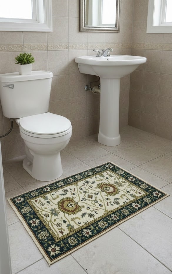 Cream Floral Osh Chobi 3X5 Peshawar Oriental Rug - 3