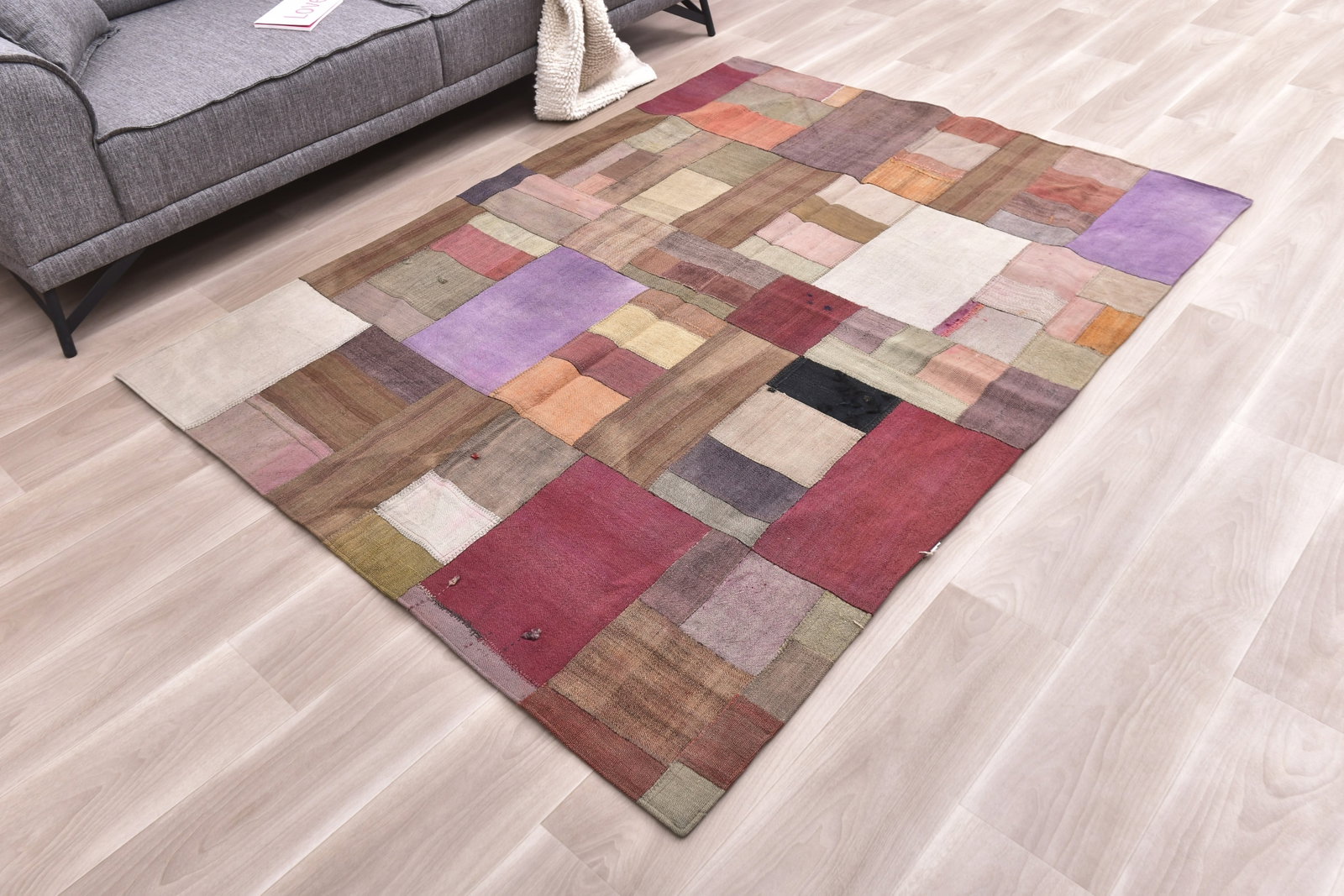 5'2'' x 7'0'' Tulu Filikli Kilim Rug - 240402 - 2
