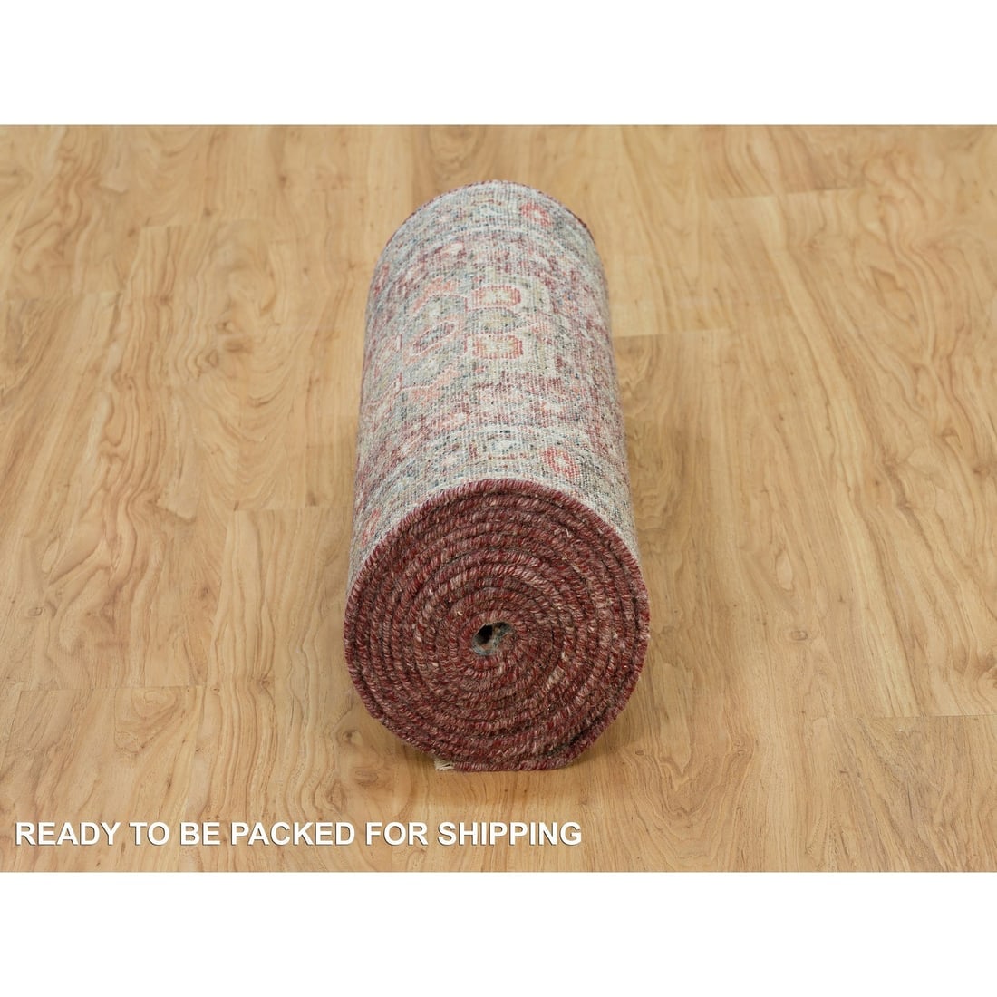 Red Soft Wool Heriz Revival Hand Knotted XL Runner Oriental Rug - 6