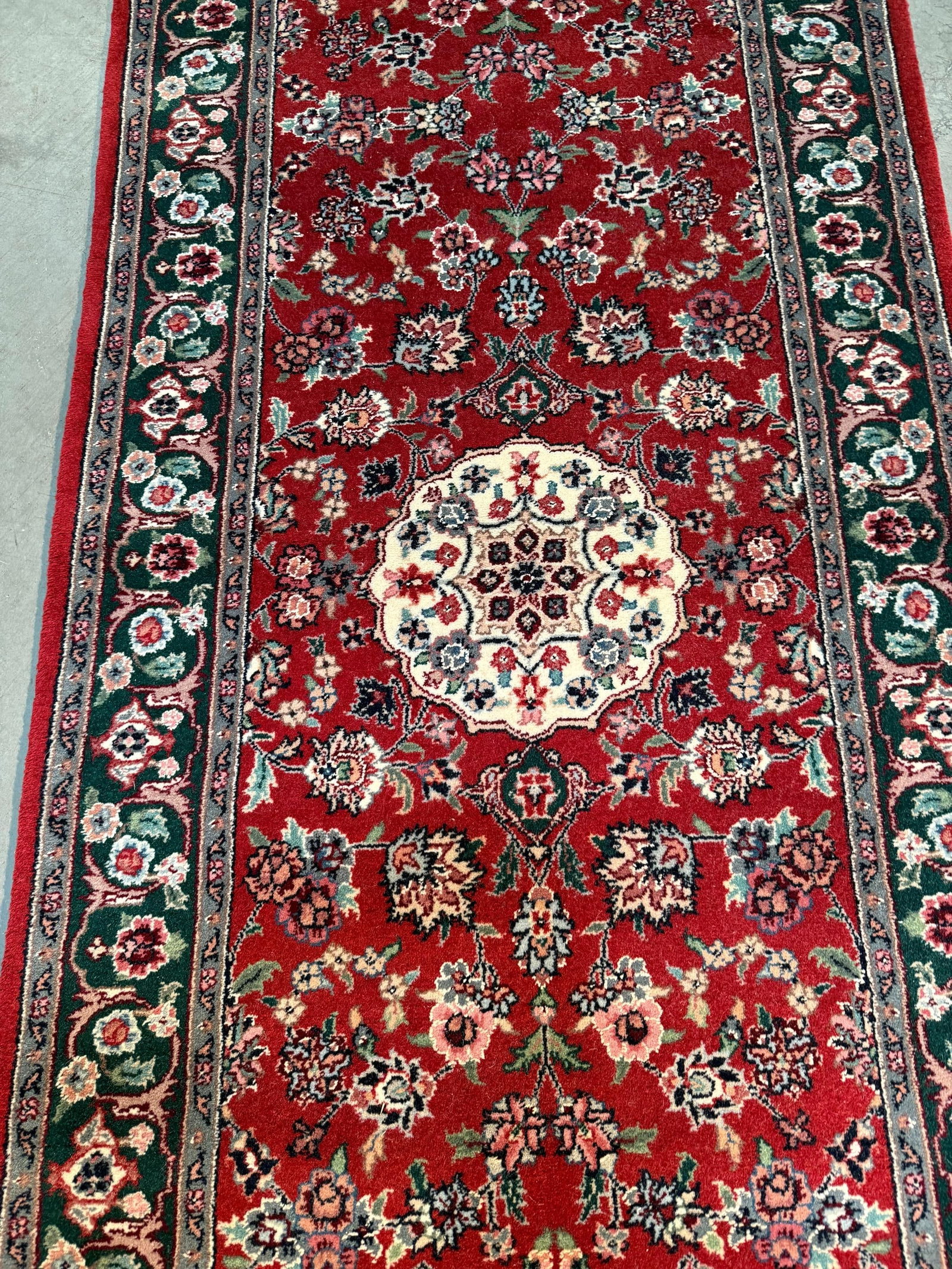 Fine SilkandWool Tabriz Runner 2.6x10' - 3