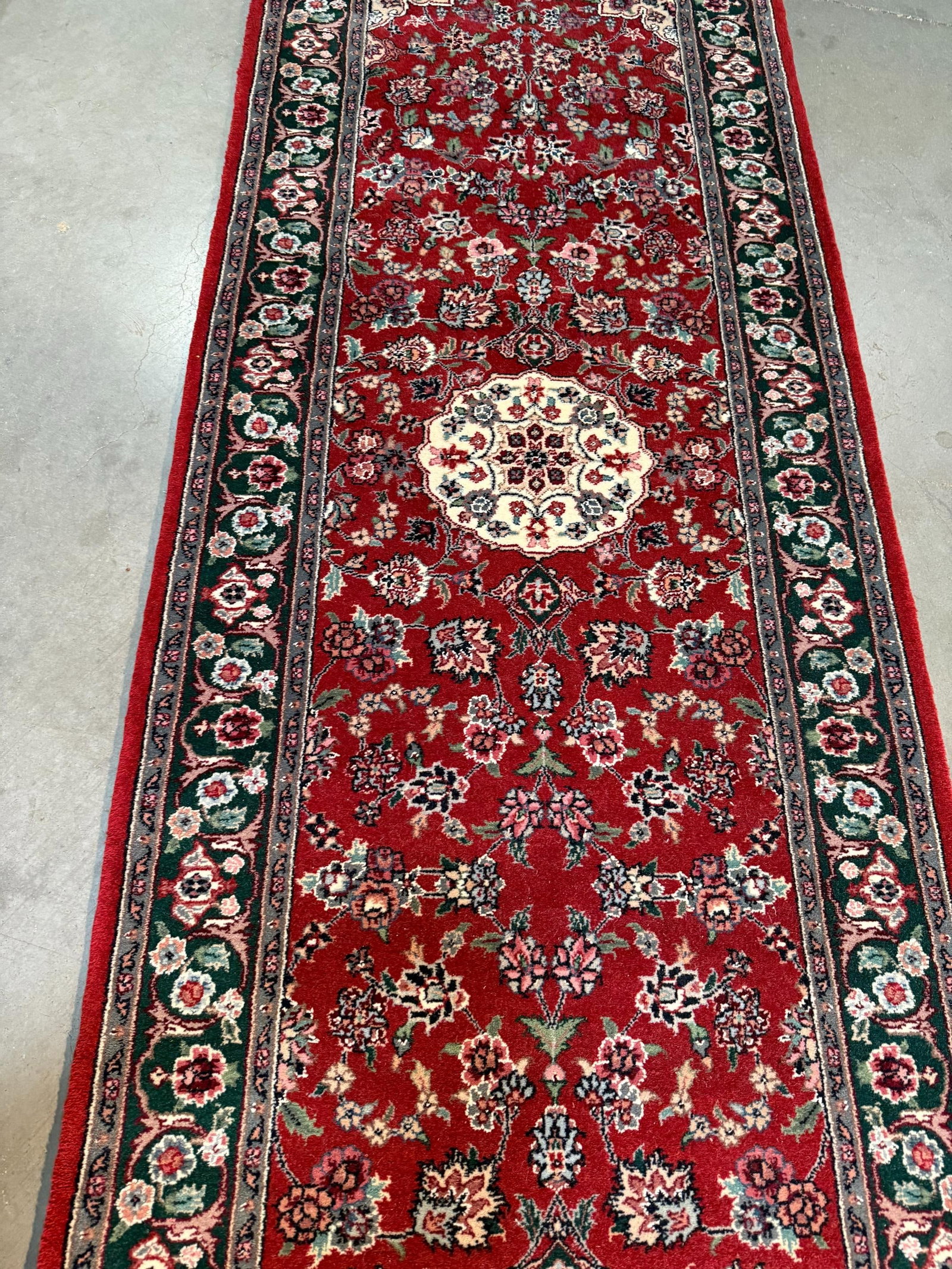 Fine SilkandWool Tabriz Runner 2.6x10' - 4