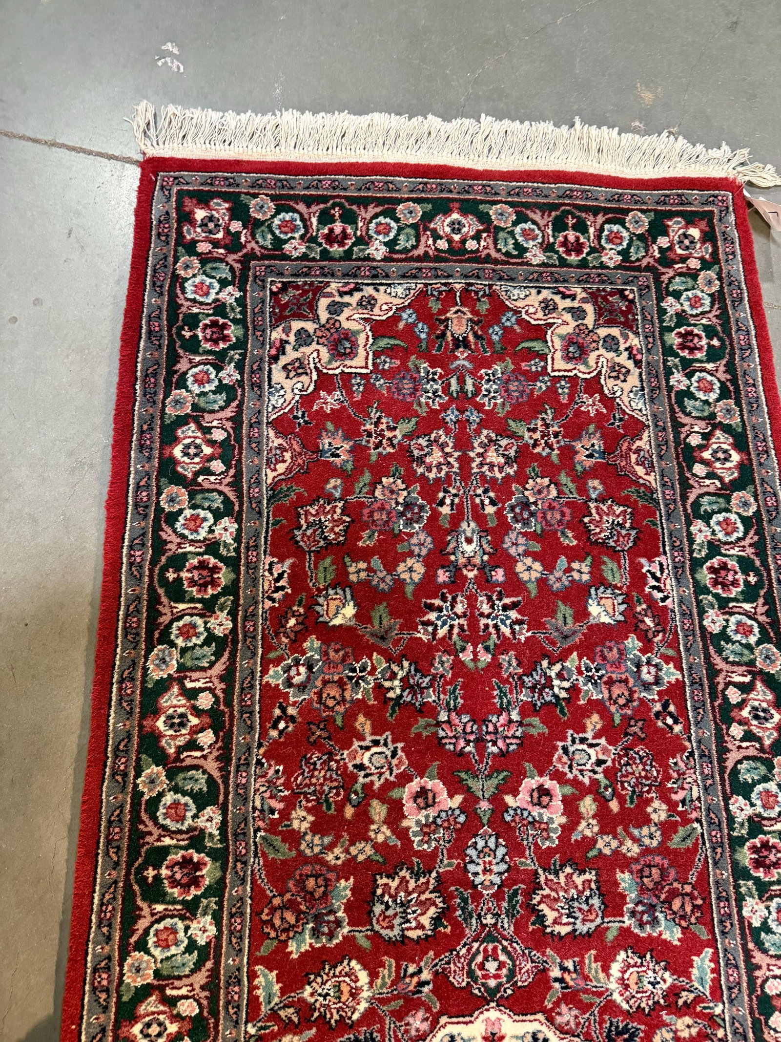 Fine SilkandWool Tabriz Runner 2.6x10' - 5