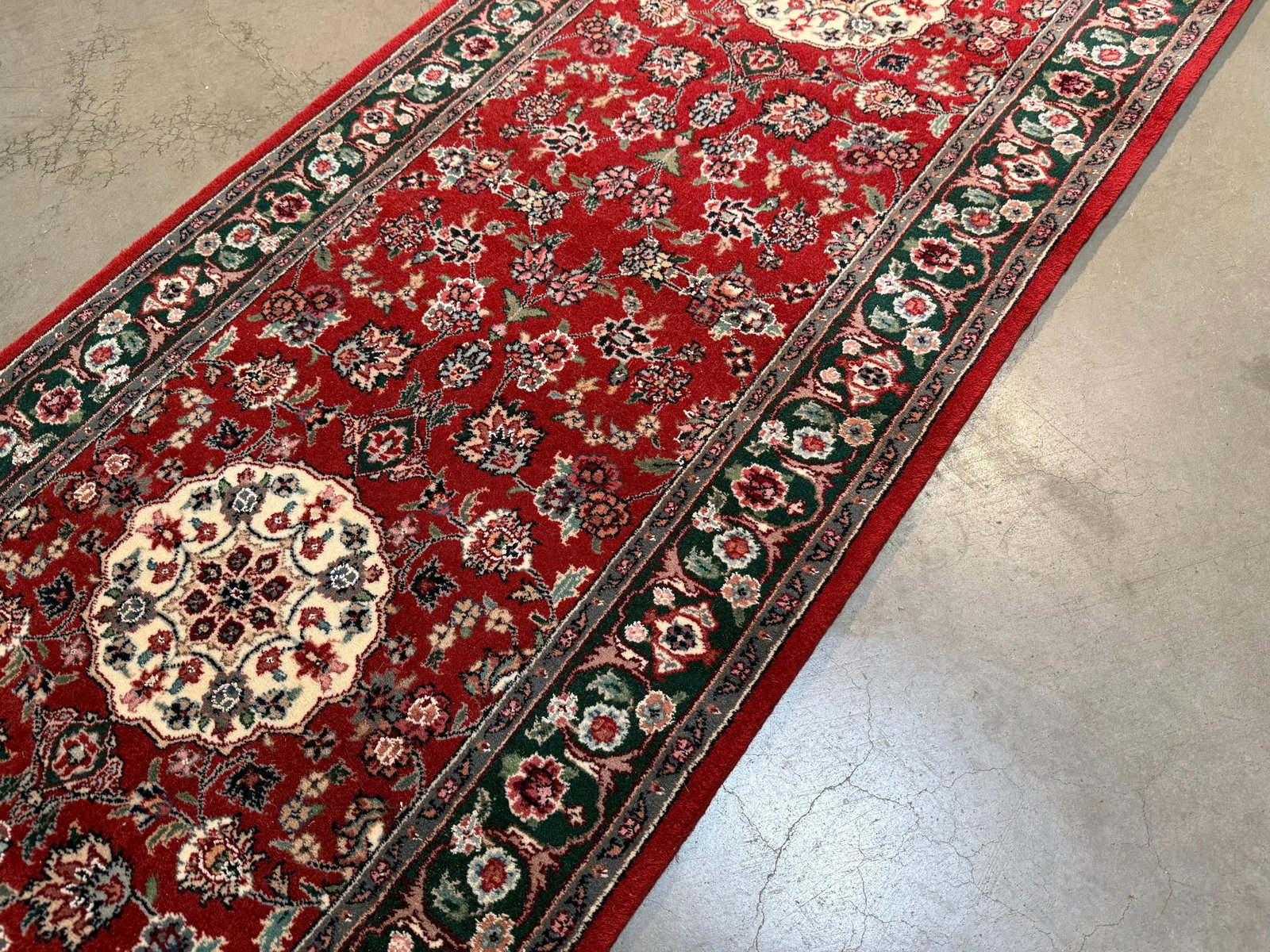 Fine SilkandWool Tabriz Runner 2.6x10' - 6
