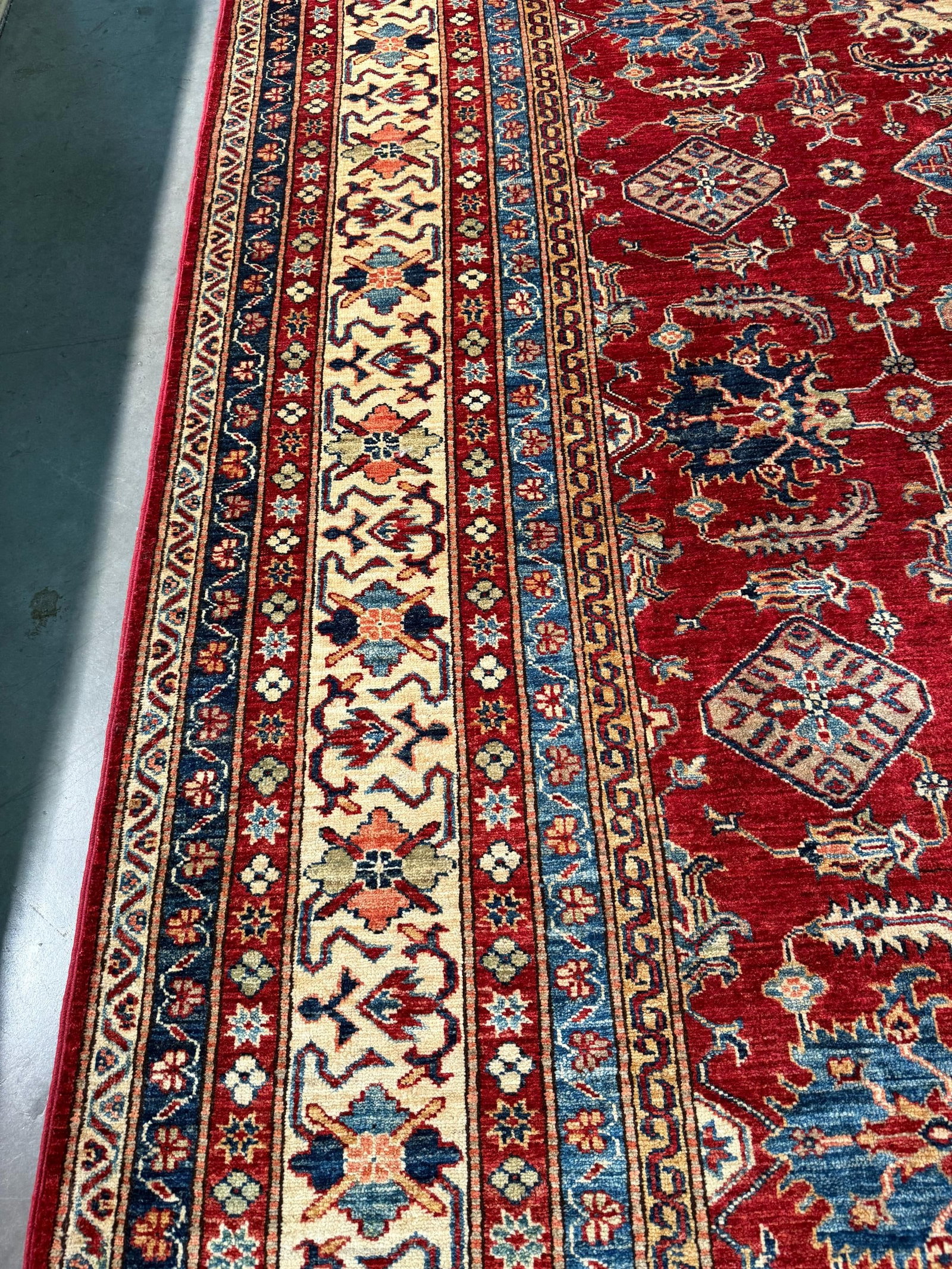Magnificent Super Kazak Rug 9.1x12.6 - 5
