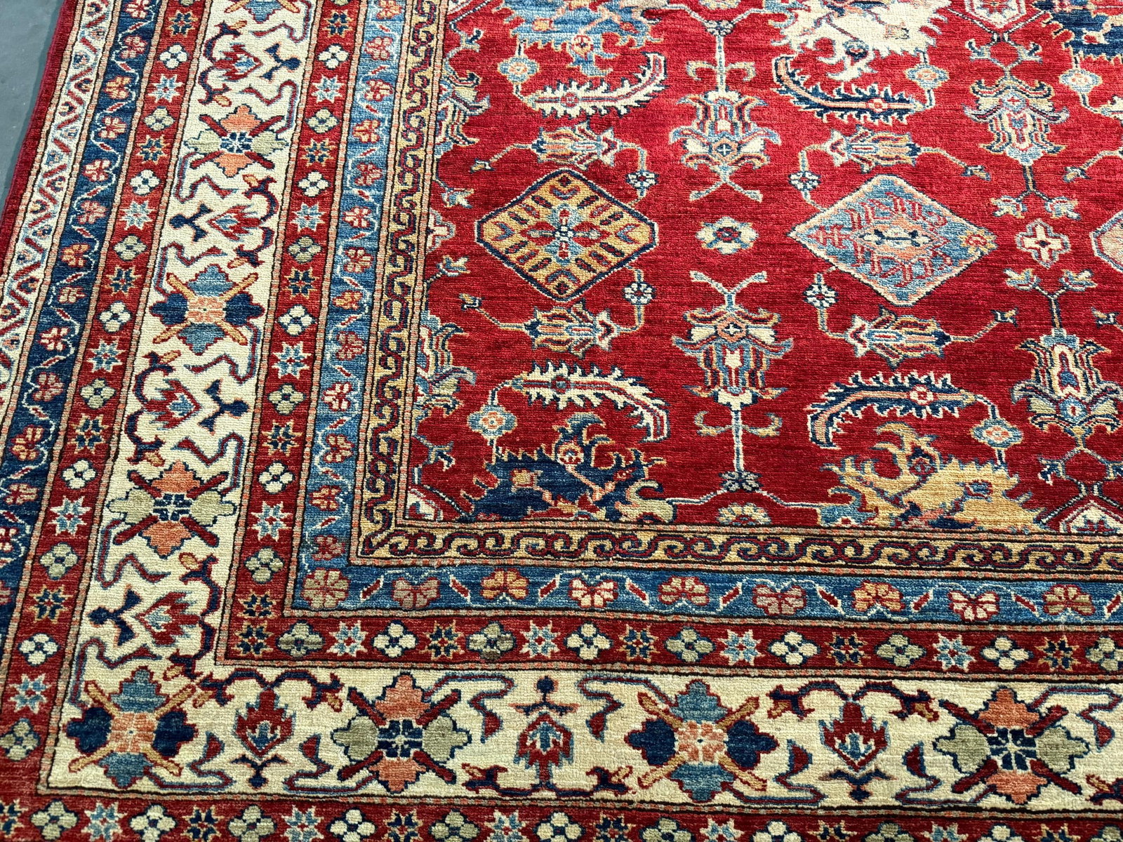 Magnificent Super Kazak Rug 9.1x12.6 - 8