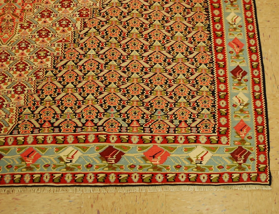 Persain SENNAH KILIM RUG 6.9x9.10 - 2