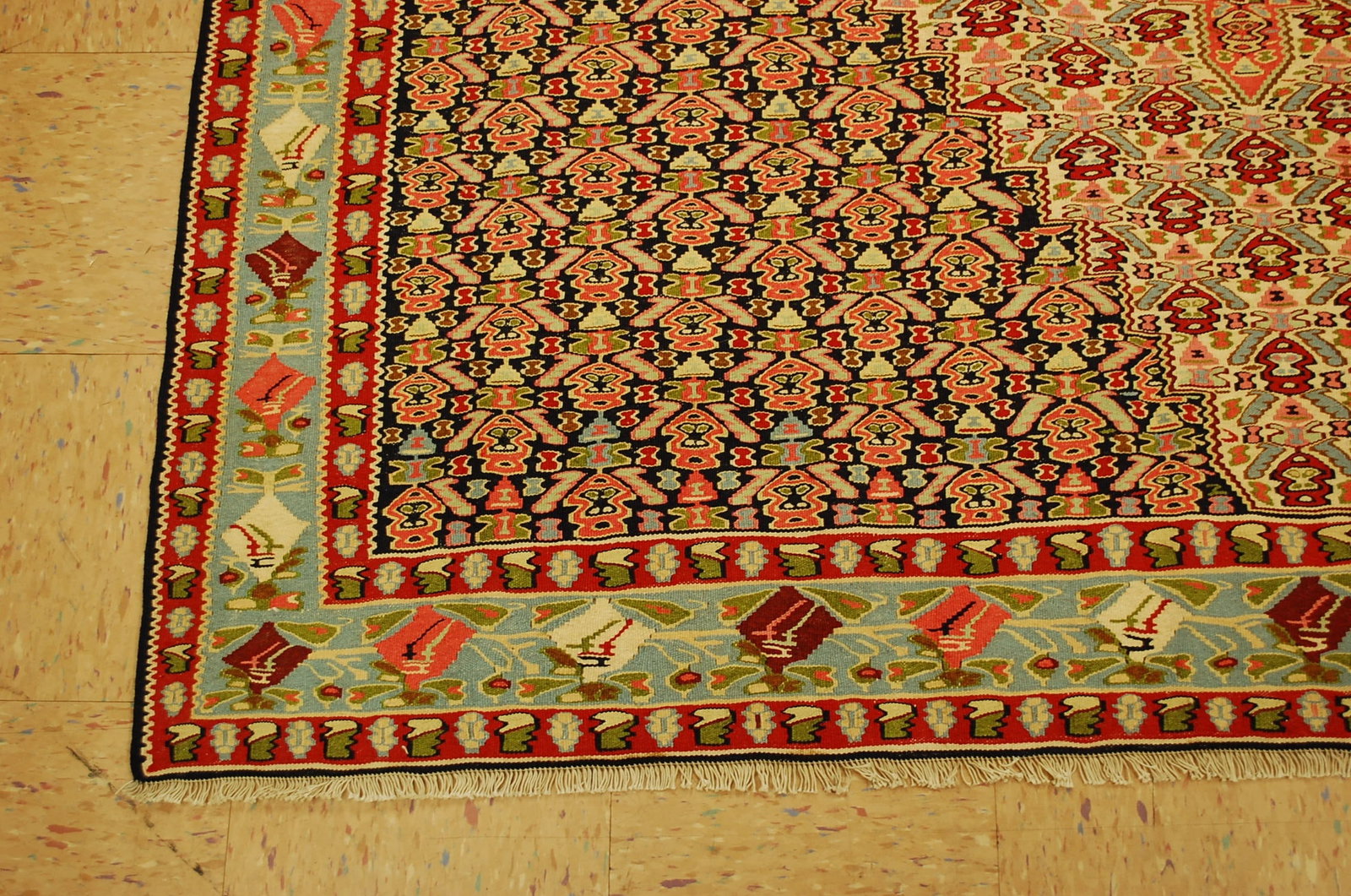 Persain SENNAH KILIM RUG 6.9x9.10 - 3