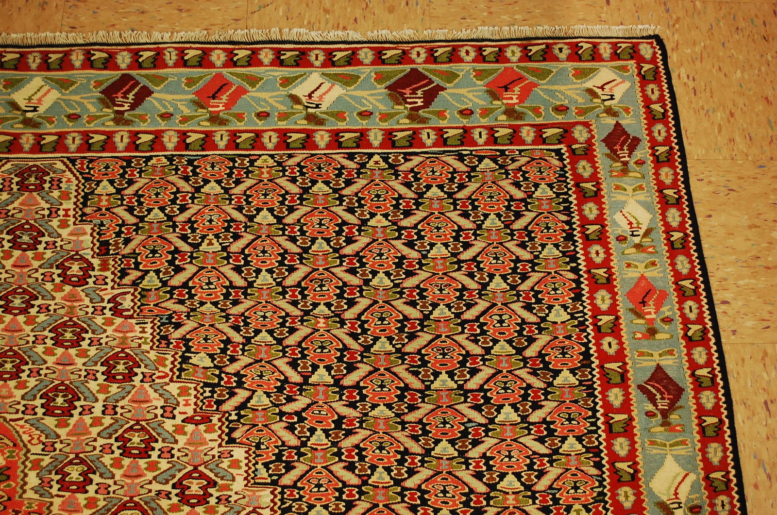 Persain SENNAH KILIM RUG 6.9x9.10 - 5