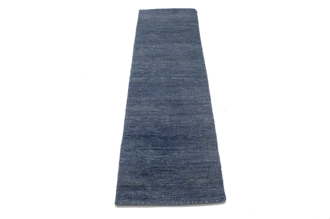 Blue Grass Design 2X7 Modern Oriental Runner Rug - 4