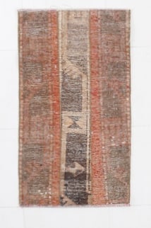 1'8'' x 3'2'' Turkish Handmade Kilim Rug - 24129: Title: 1'8'' x 3'2'' Turkish Handmade Kilim Rug - 24129 Description:1'8'' x 3'2'' Turkish Handmade Kilim Rug - 24129 Origin:Turkiye Date/Period:1960-90 Materials:Wool,Cotton Dimension:1'8''x3'2'' ft, 