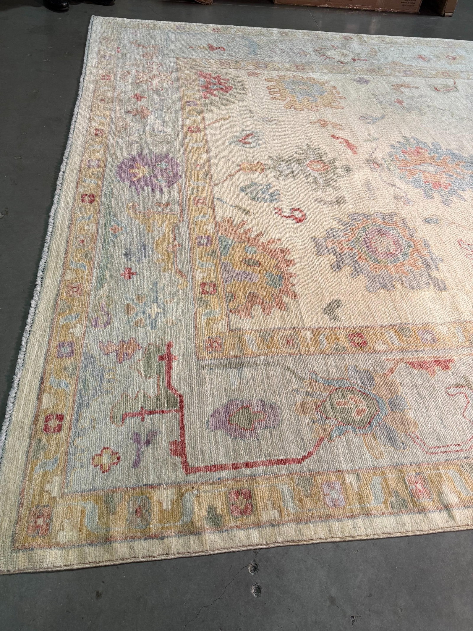 Magnificent Oushak Rug 10x14 - 8