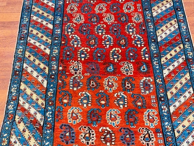 19th C shirvan Caucasian Runner-2618 - 4