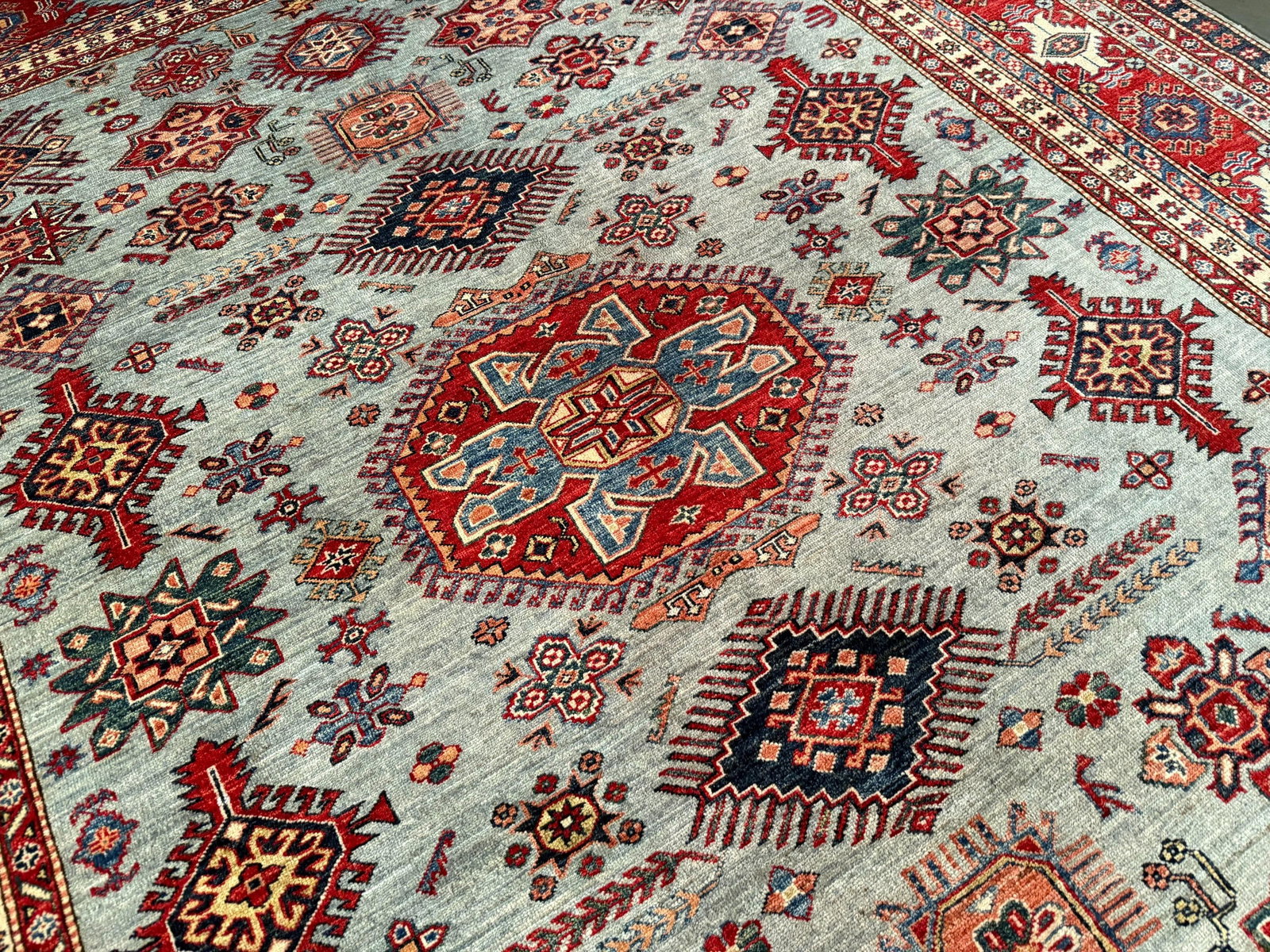 Magnificent Super Kazak Rug 8.1x10.4 - 4