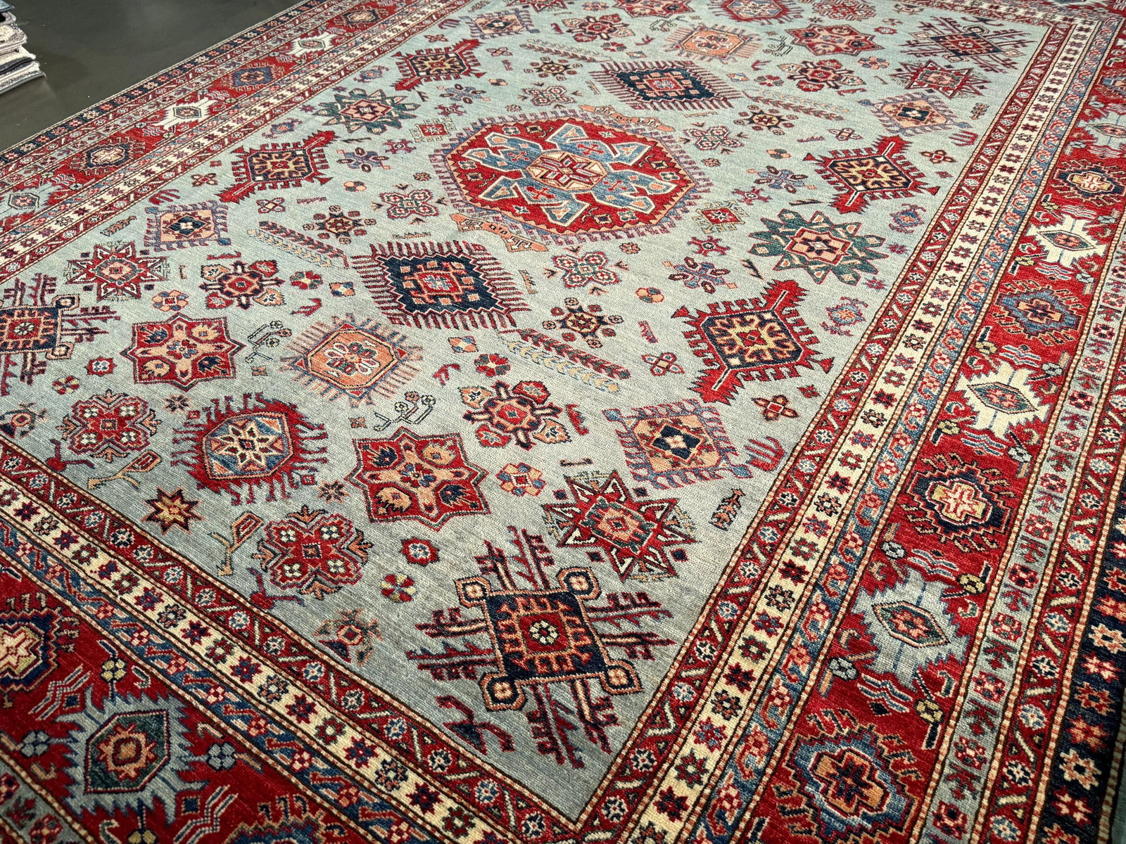 Magnificent Super Kazak Rug 8.1x10.4 - 6