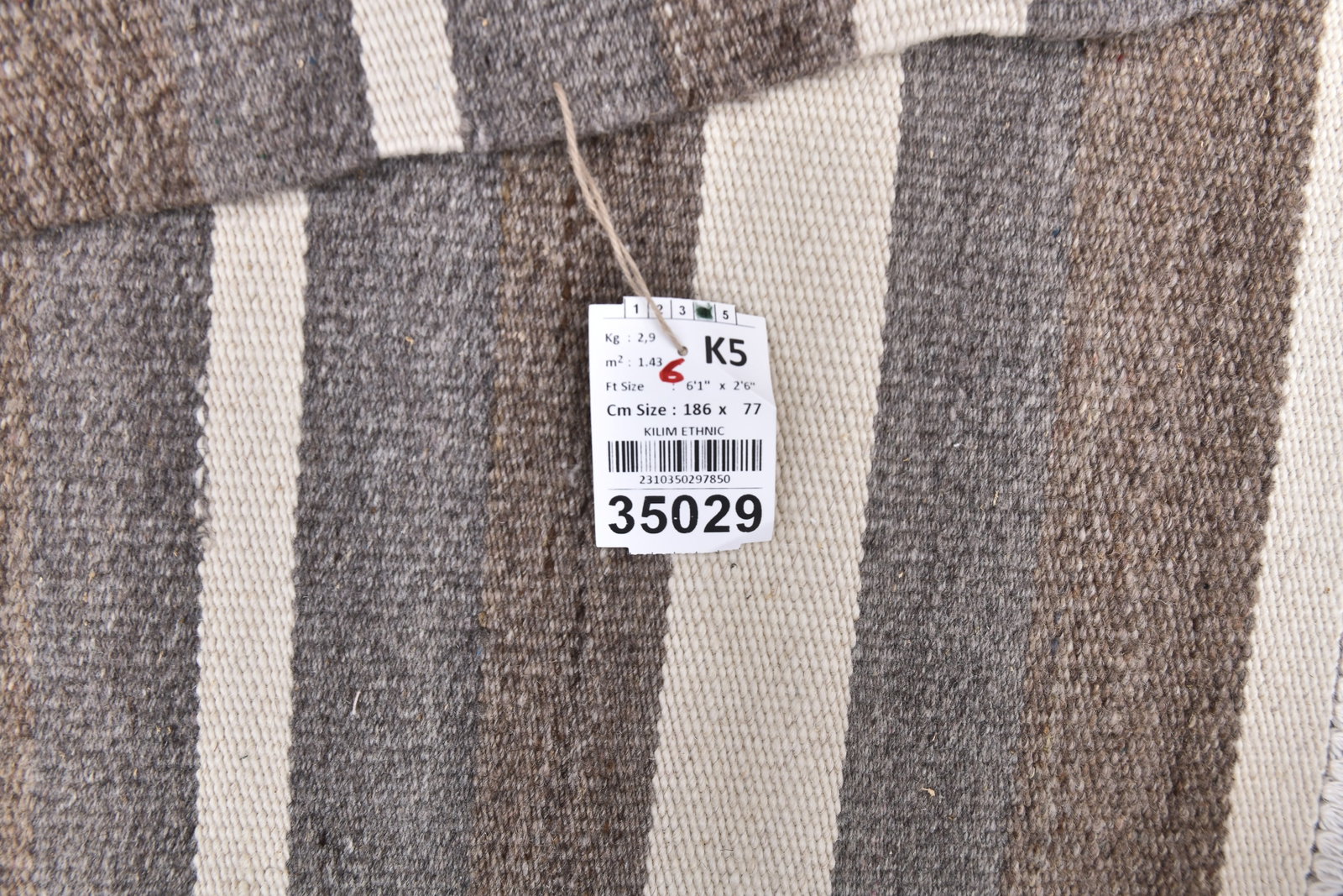 2'6'' x 6'1'' Turkish Handmade Kilim Rug - 35029 - 16