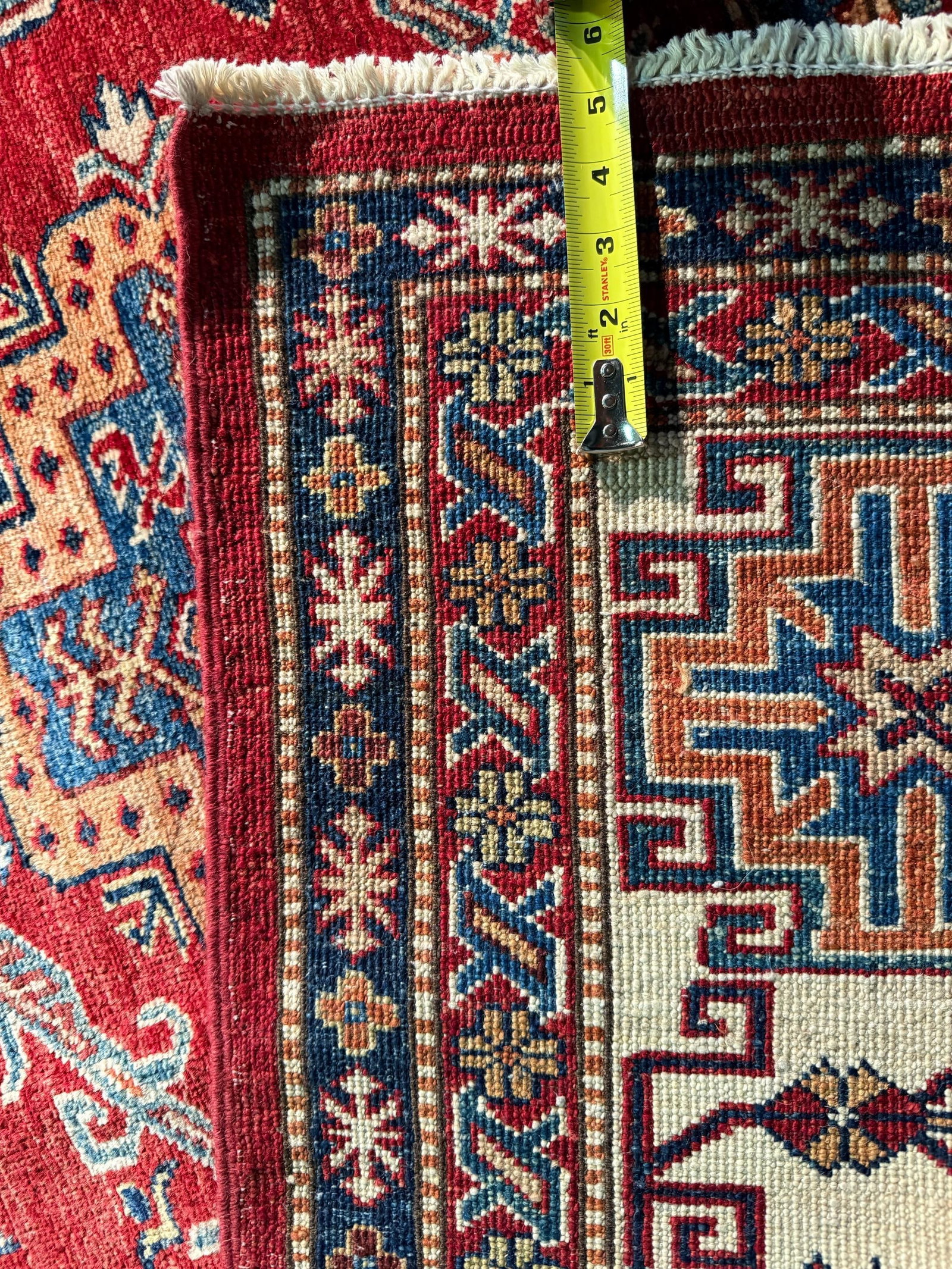 Magnificent Super Kazak Rug 7.9x9.9 - 8