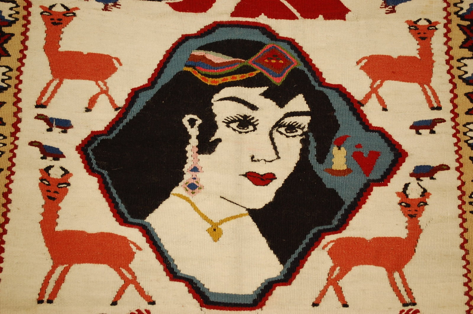 Persian SENNAH KILIM RUG 3.3x5.3 - 6