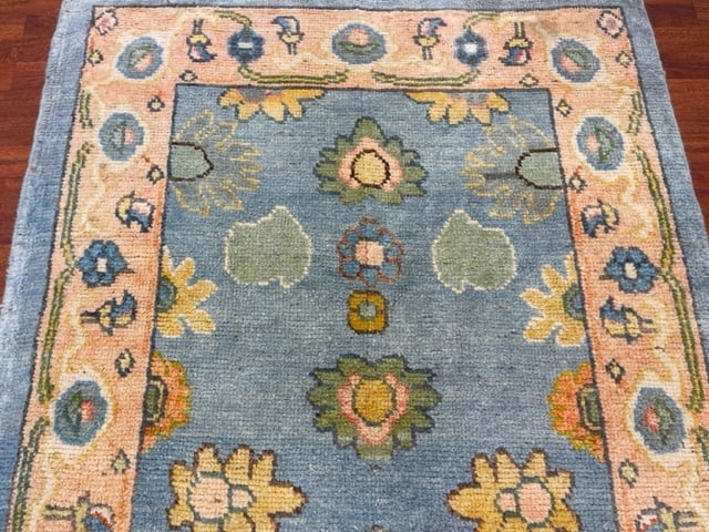 Older Long Turkish Ushak Runner-5067 - 5