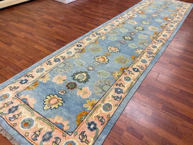 Older Long Turkish Ushak Runner-5067 - 6