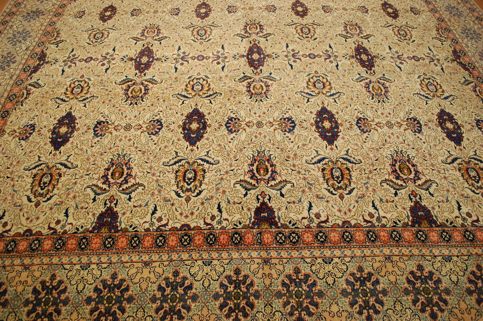 Persian KASHAN RUG 11.4x18.1 - 7