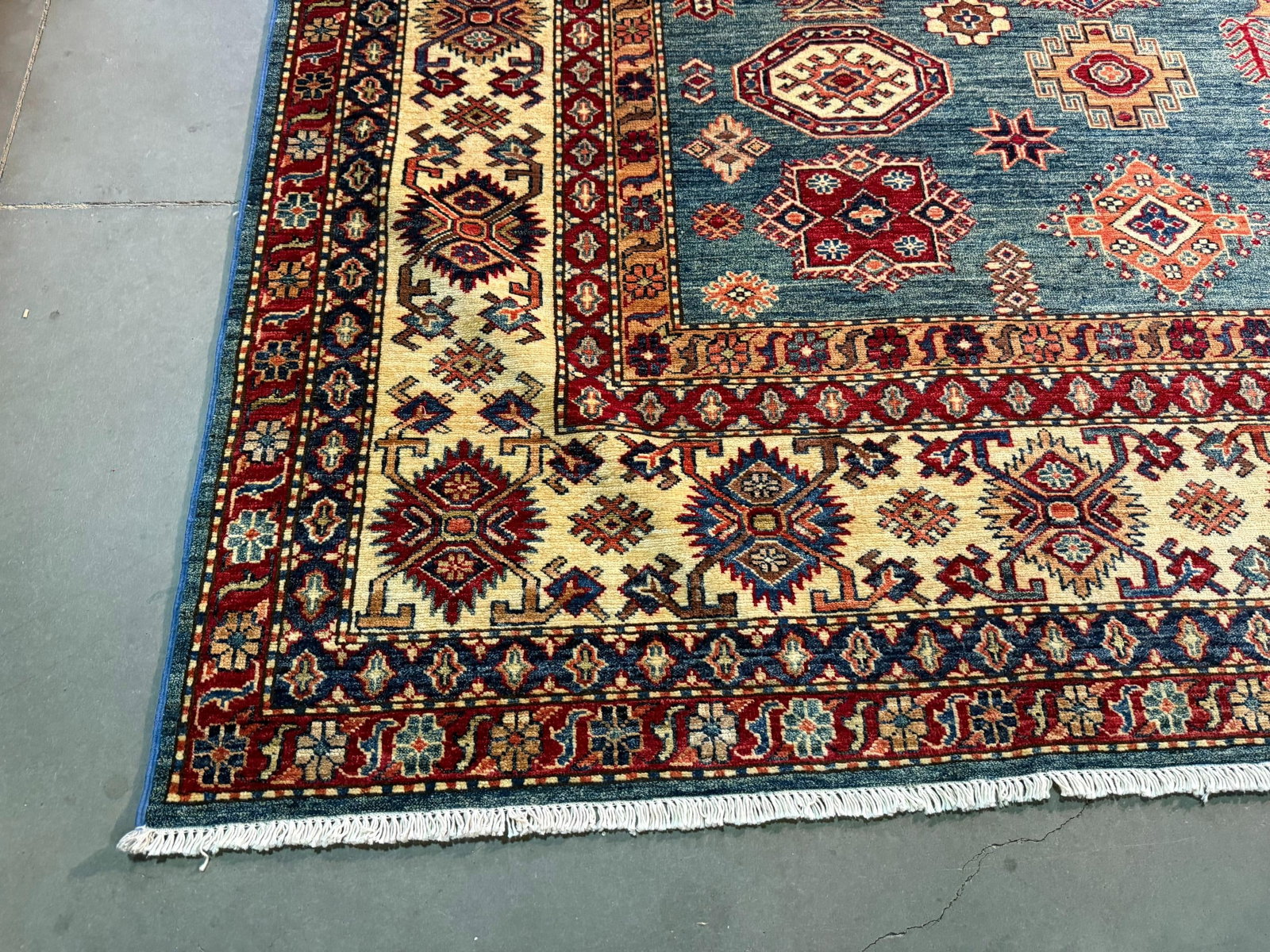 Fine Super Kazak Rug 10x13 - 2