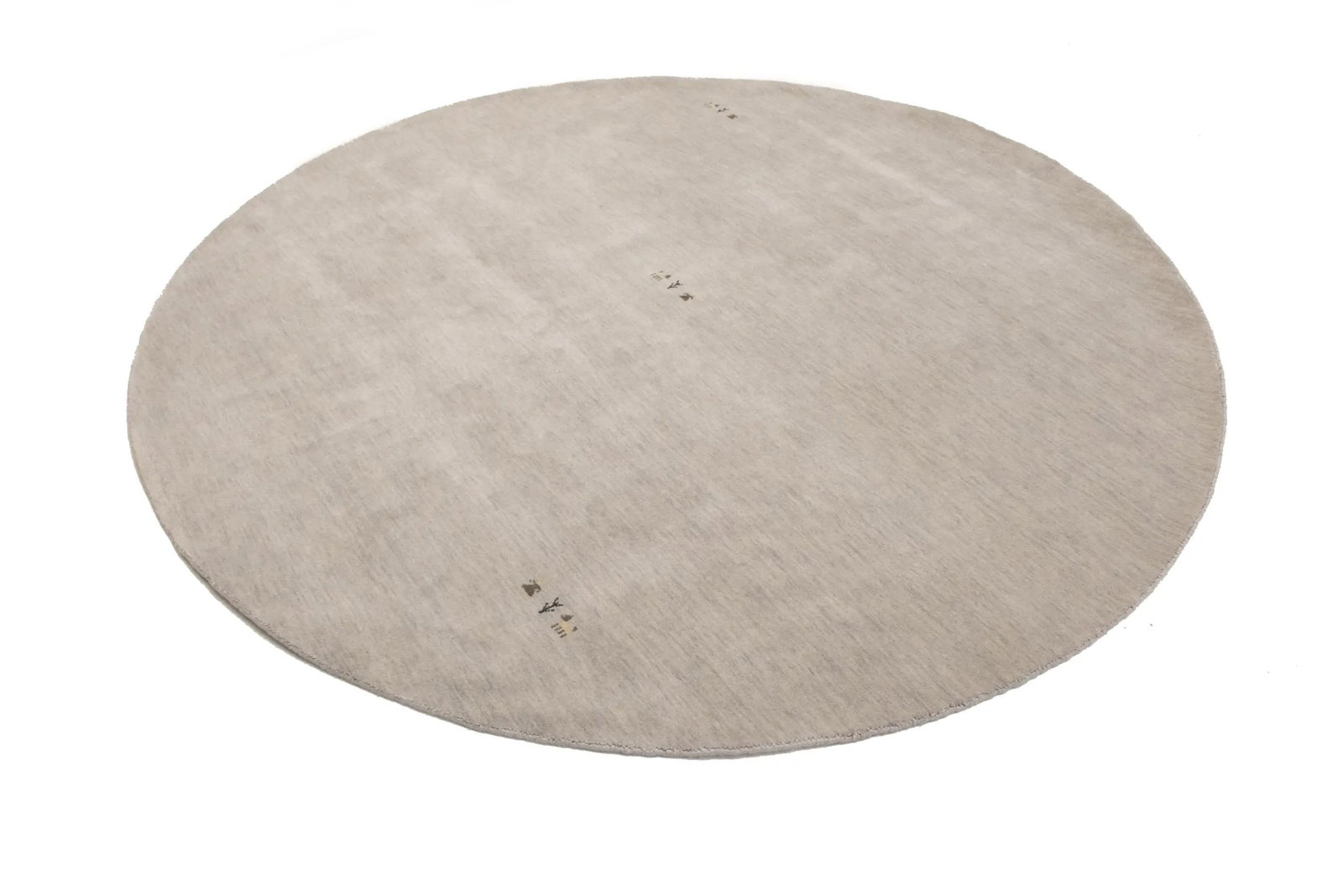 Greige Tribal 6X6 Gabbeh Modern Round Rug - 5