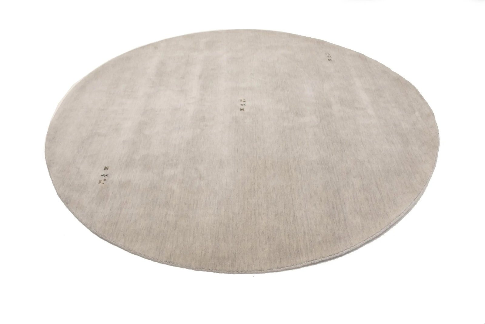 Greige Tribal 6X6 Gabbeh Modern Round Rug - 6