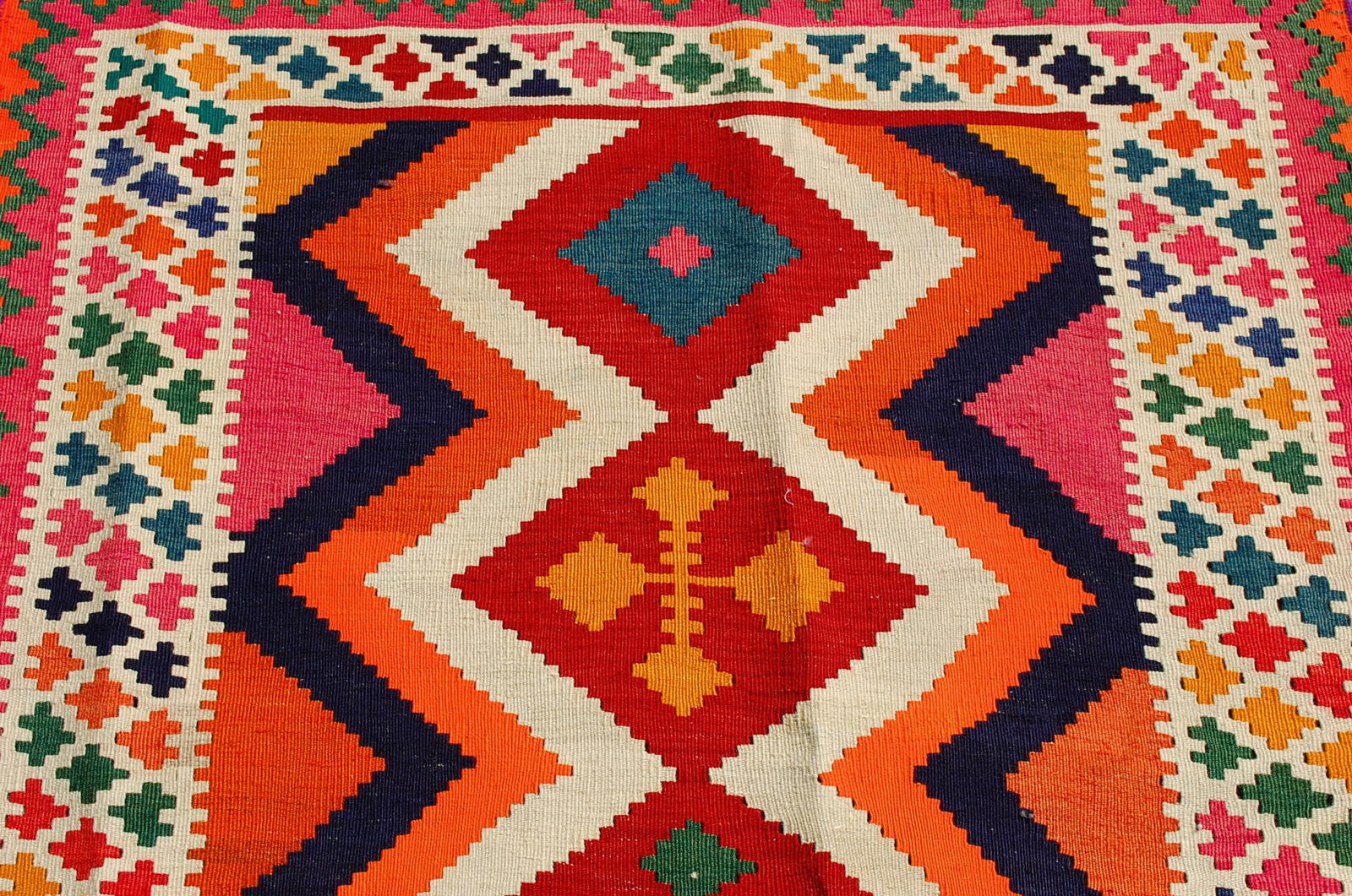 Persain SHIRAZ QSHKAI KILIM RUG 4x24.6 - 6