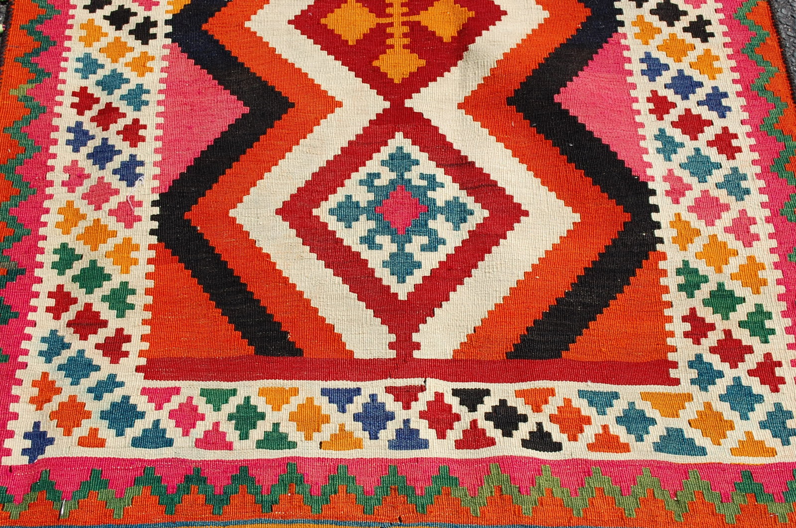 Persain SHIRAZ QSHKAI KILIM RUG 4x24.6 - 7