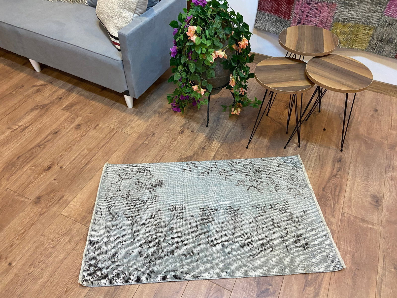 2'3'' x 3'10'' Turkish Vintage Runner Rug - 5421 - 2