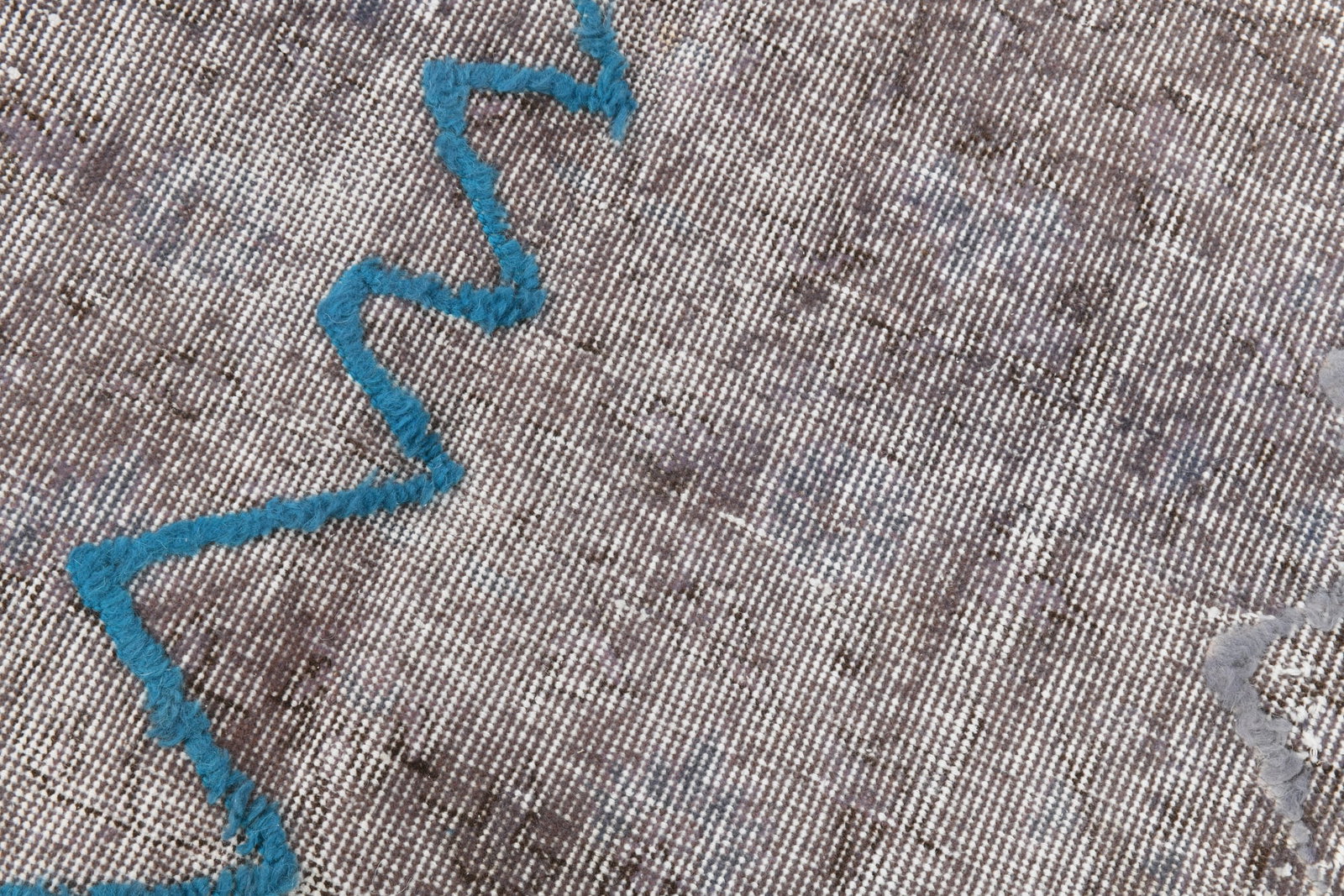 6'8'' x 9'11'' Handmade Vintage Wool Rug - 23319 - 6