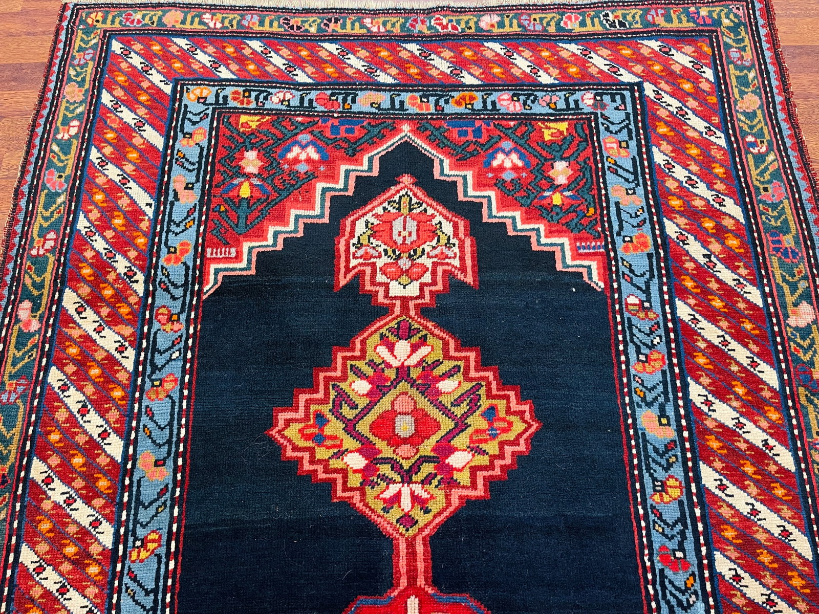 Antique karabagh Caucasian Rug-4923 - 6