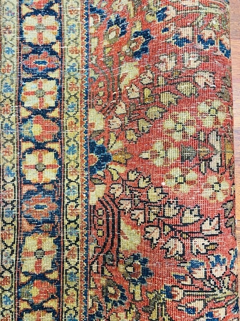 Antique Persian Sarouk rug-4697 - 6