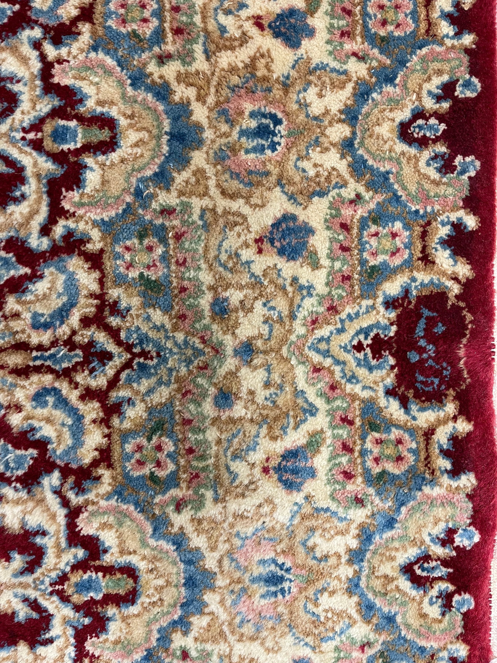 Antique Persian Square kerman rug-4111 - 4