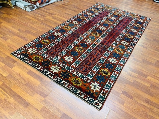 Antique Kazak Caucasian Rug-2146 - 4