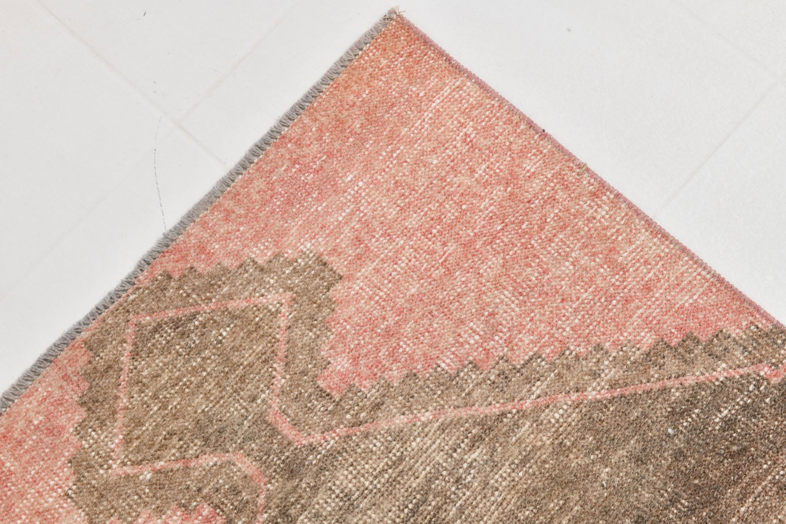 2'7'' x 12'0'' Handmade Vintage Wool Rug - 22160 - 9