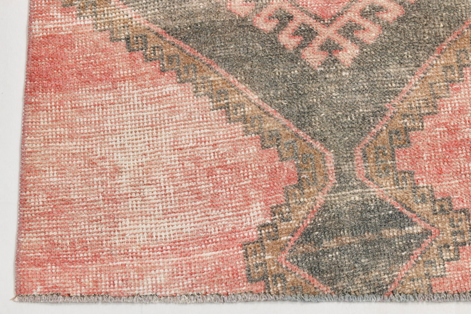 2'7'' x 12'0'' Handmade Vintage Wool Rug - 22160 - 10