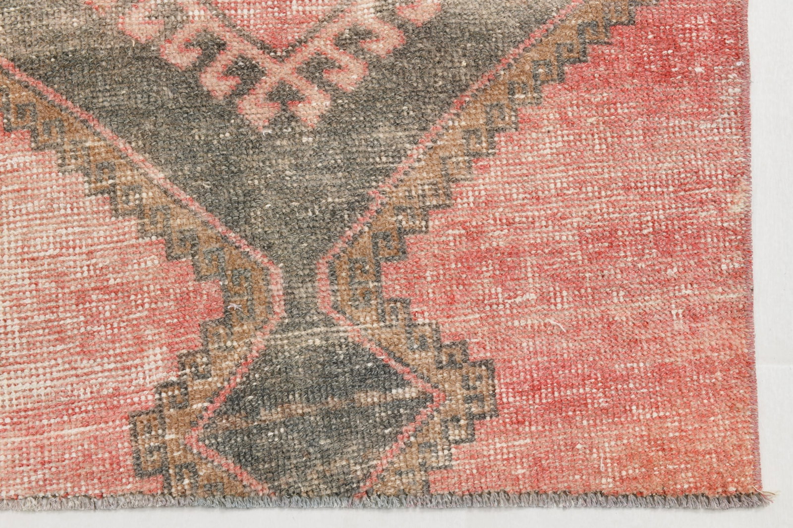 2'7'' x 12'0'' Handmade Vintage Wool Rug - 22160 - 11