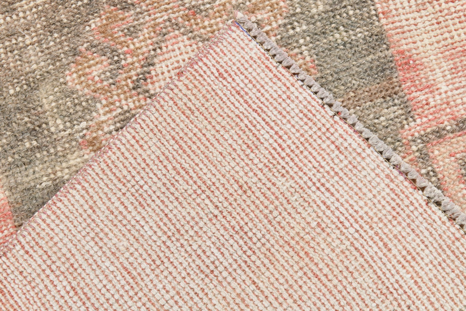 2'7'' x 12'0'' Handmade Vintage Wool Rug - 22160 - 12