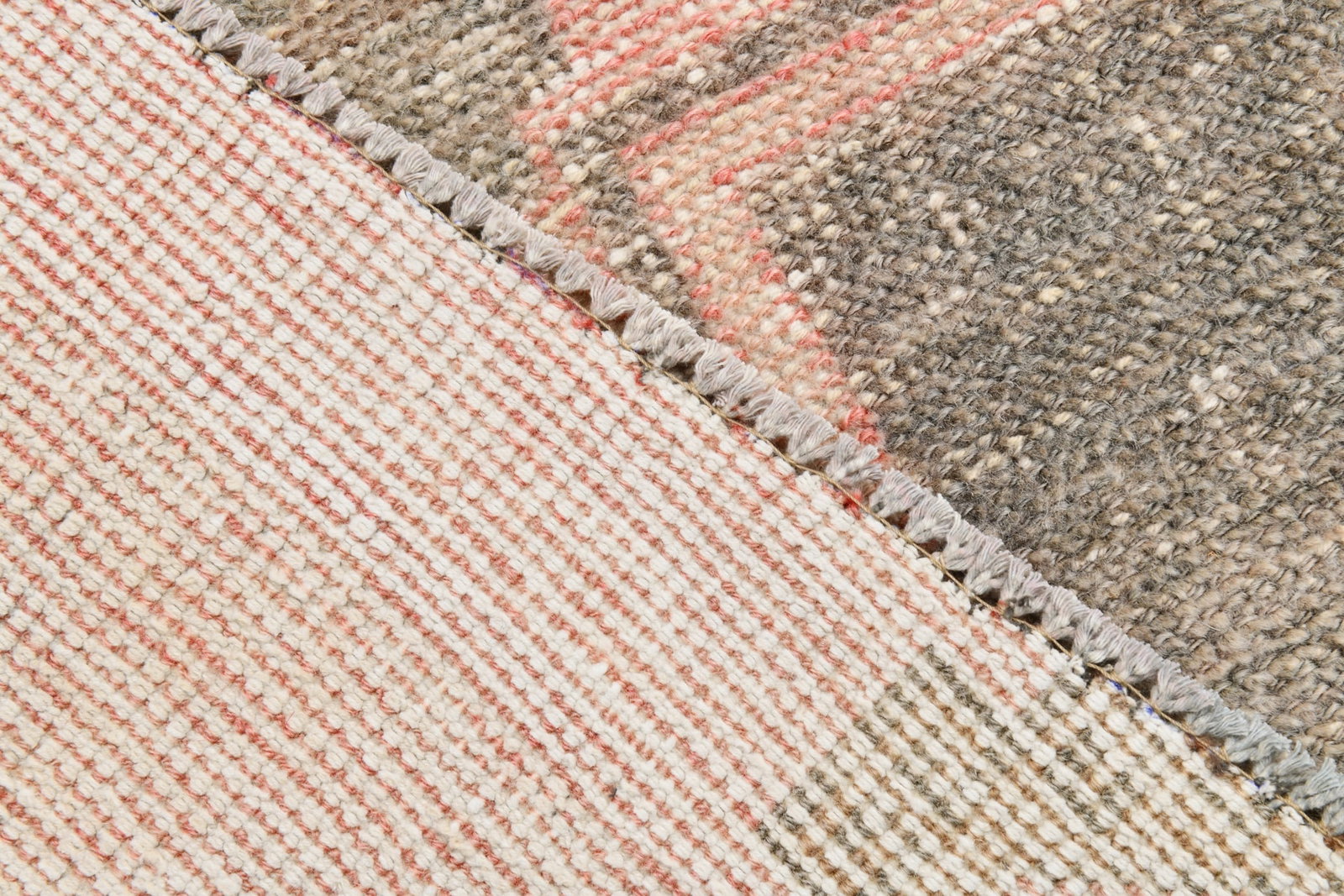 2'7'' x 12'0'' Handmade Vintage Wool Rug - 22160 - 13