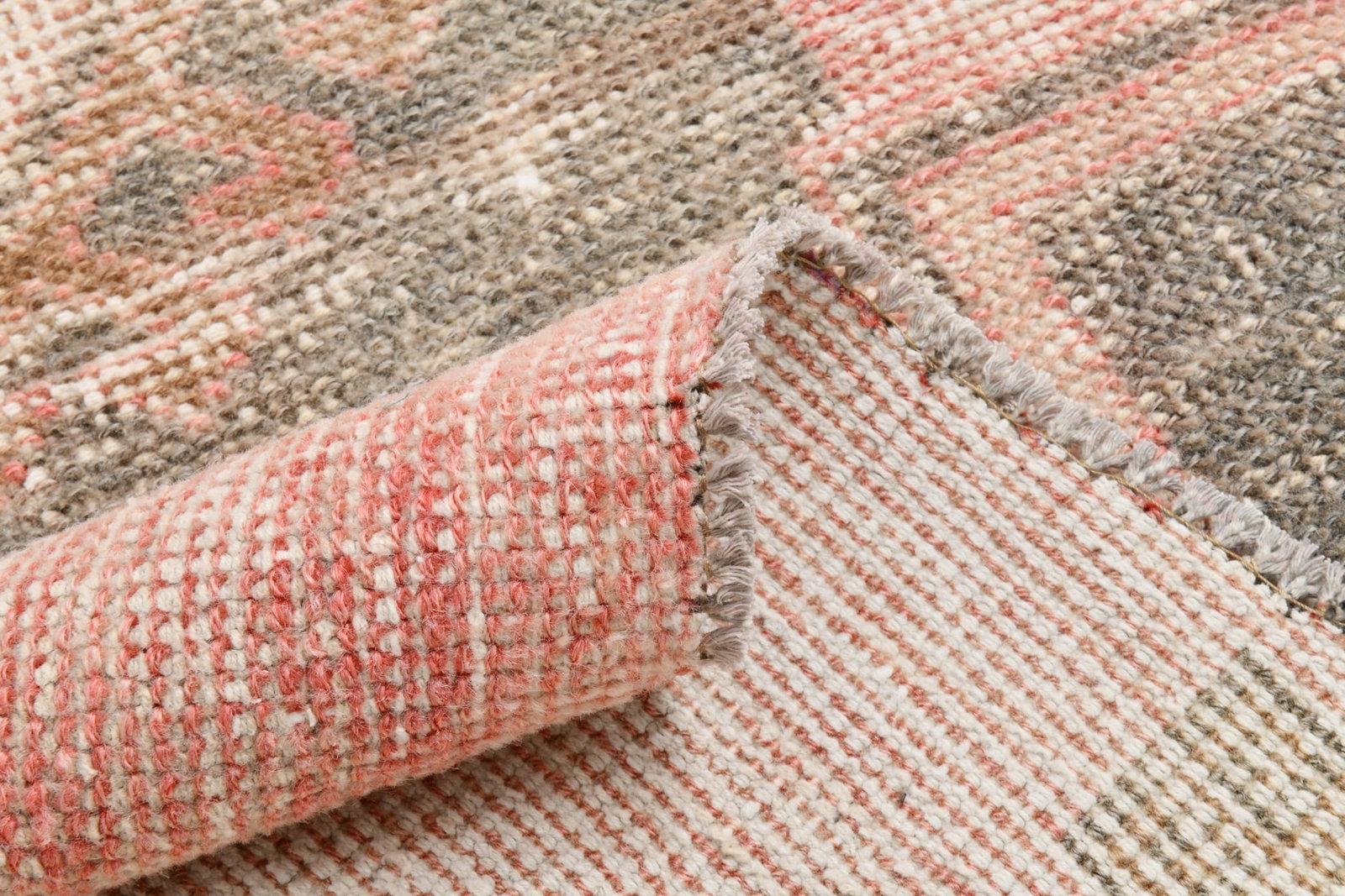 2'7'' x 12'0'' Handmade Vintage Wool Rug - 22160 - 14