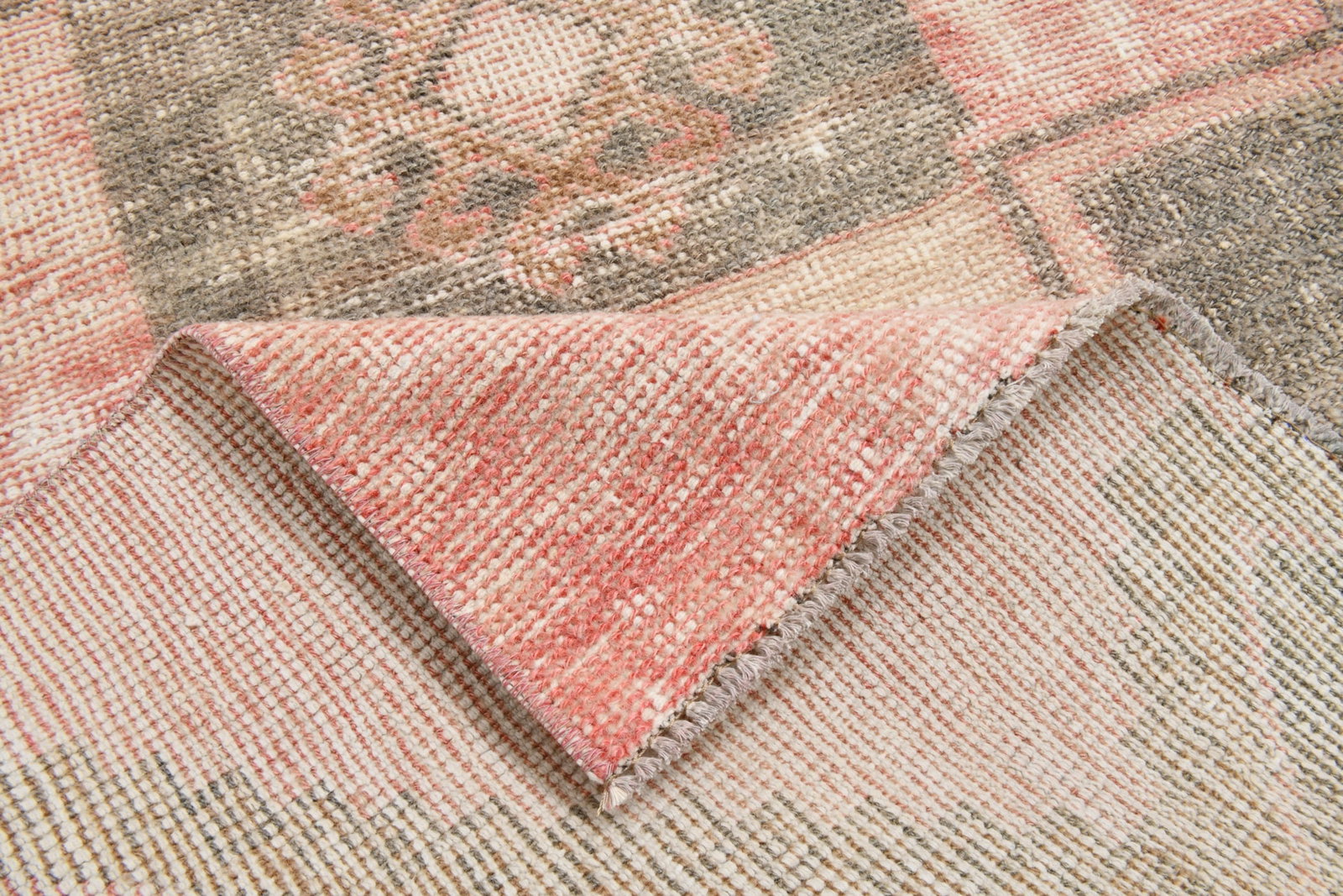 2'7'' x 12'0'' Handmade Vintage Wool Rug - 22160 - 15